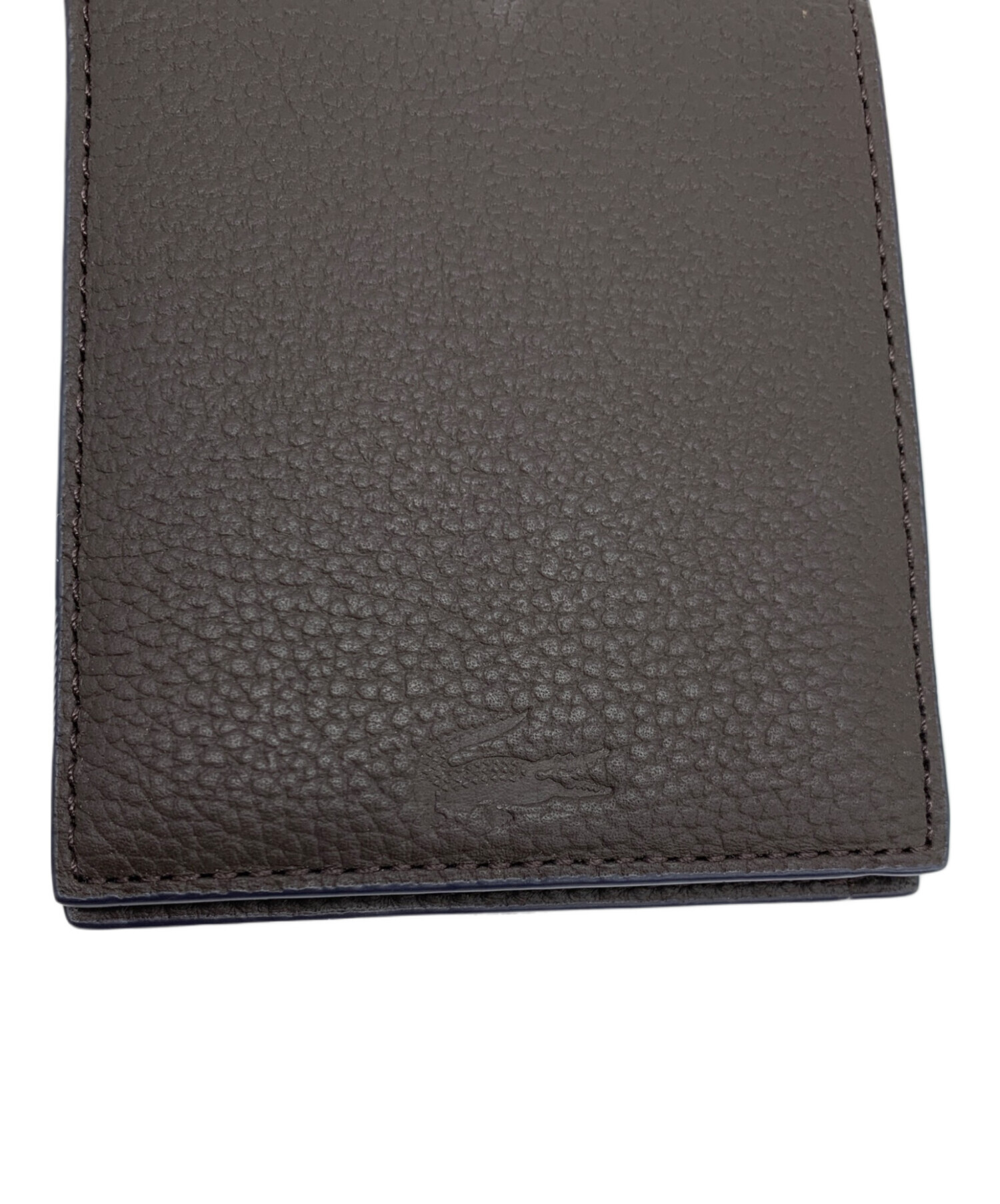 中古・古着通販】LACOSTE (ラコステ) 2つ折り財布 ブラウン｜ブランド