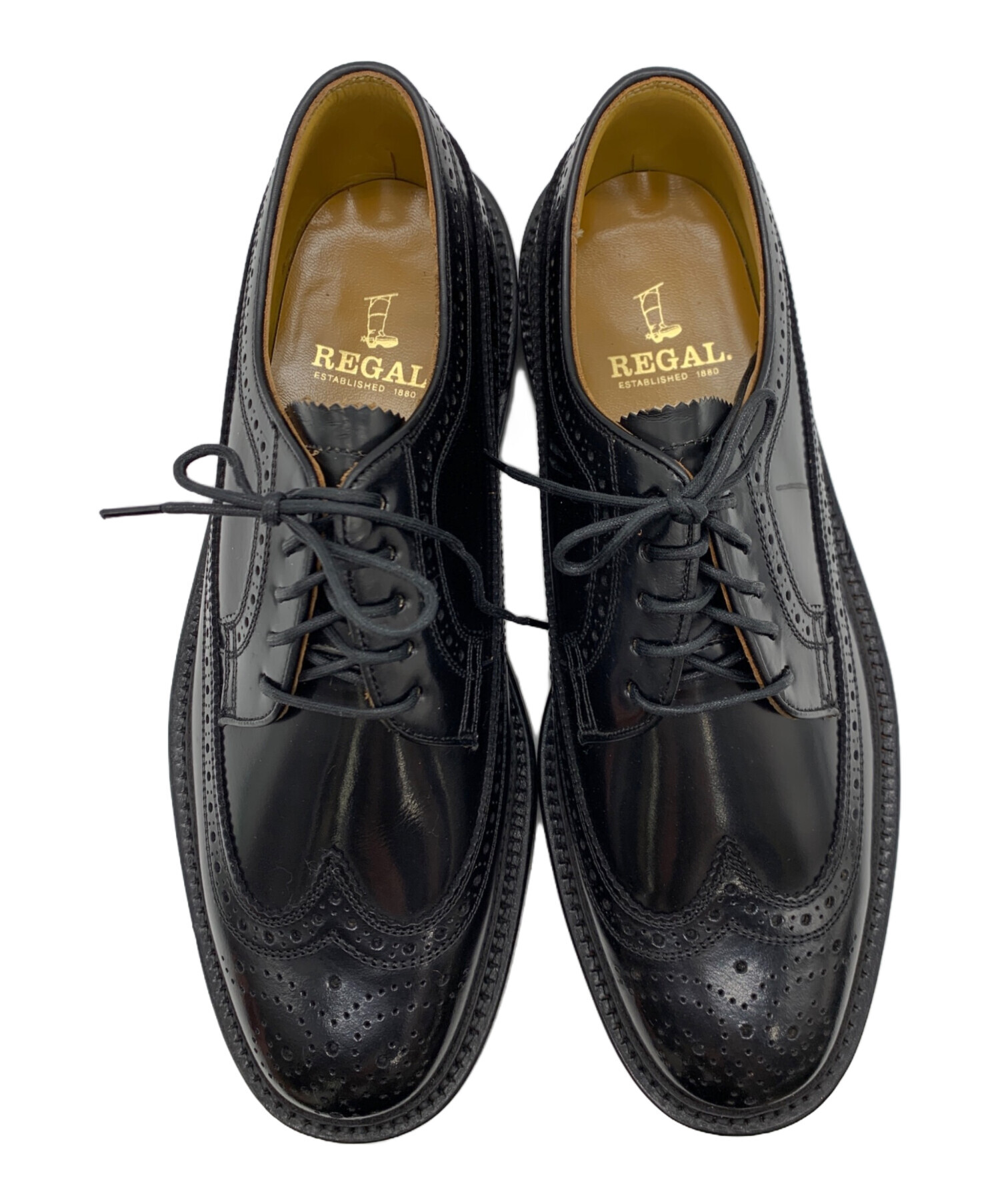 中古・古着通販】REGAL (リーガル) レザーシューズ ブラック サイズ:25