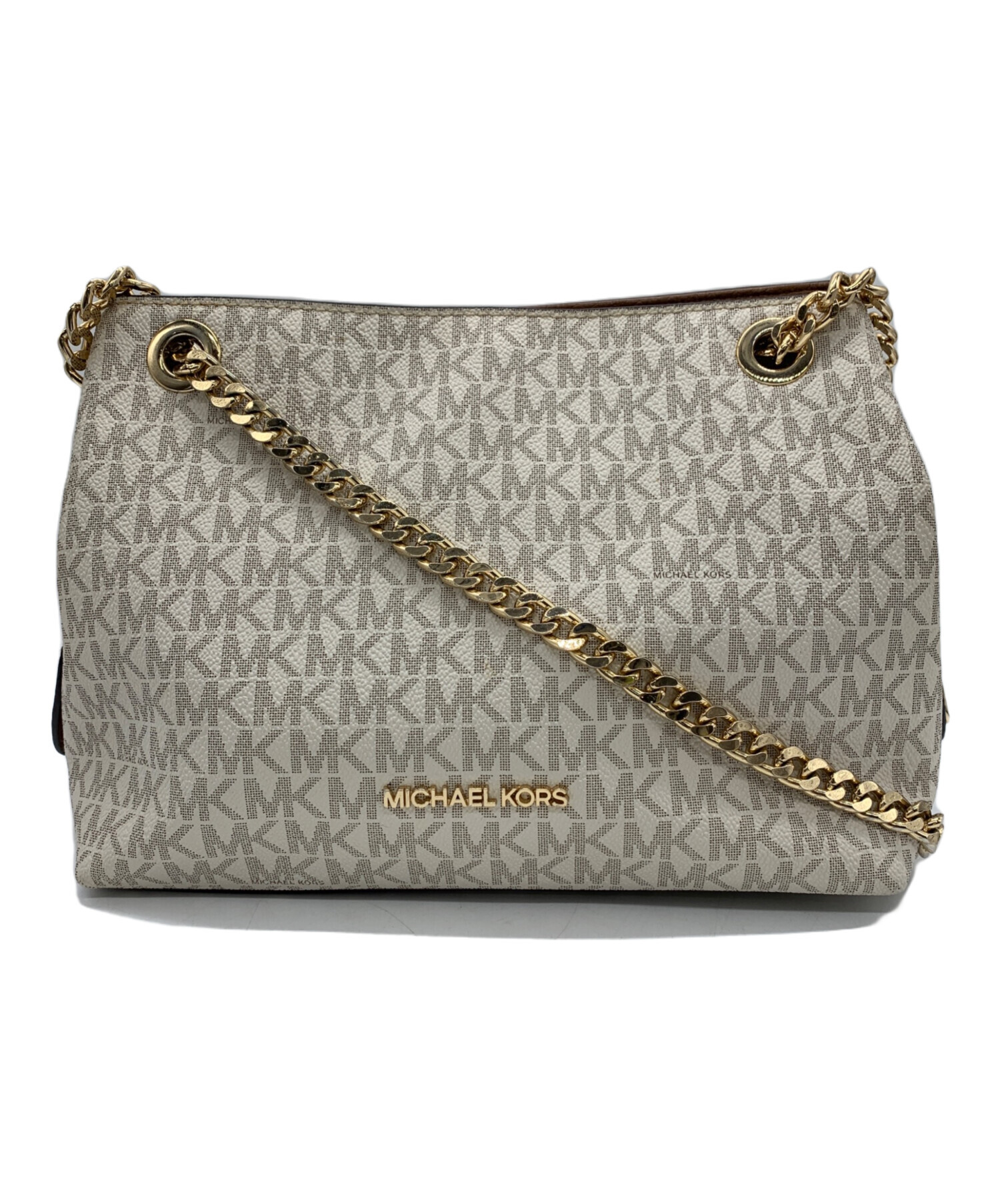 マイケルコース　チェーンショルダーバック　新品、未使用 中古・古着通販】MICHAEL KORS (マイケル・コース) チェーンショルダー