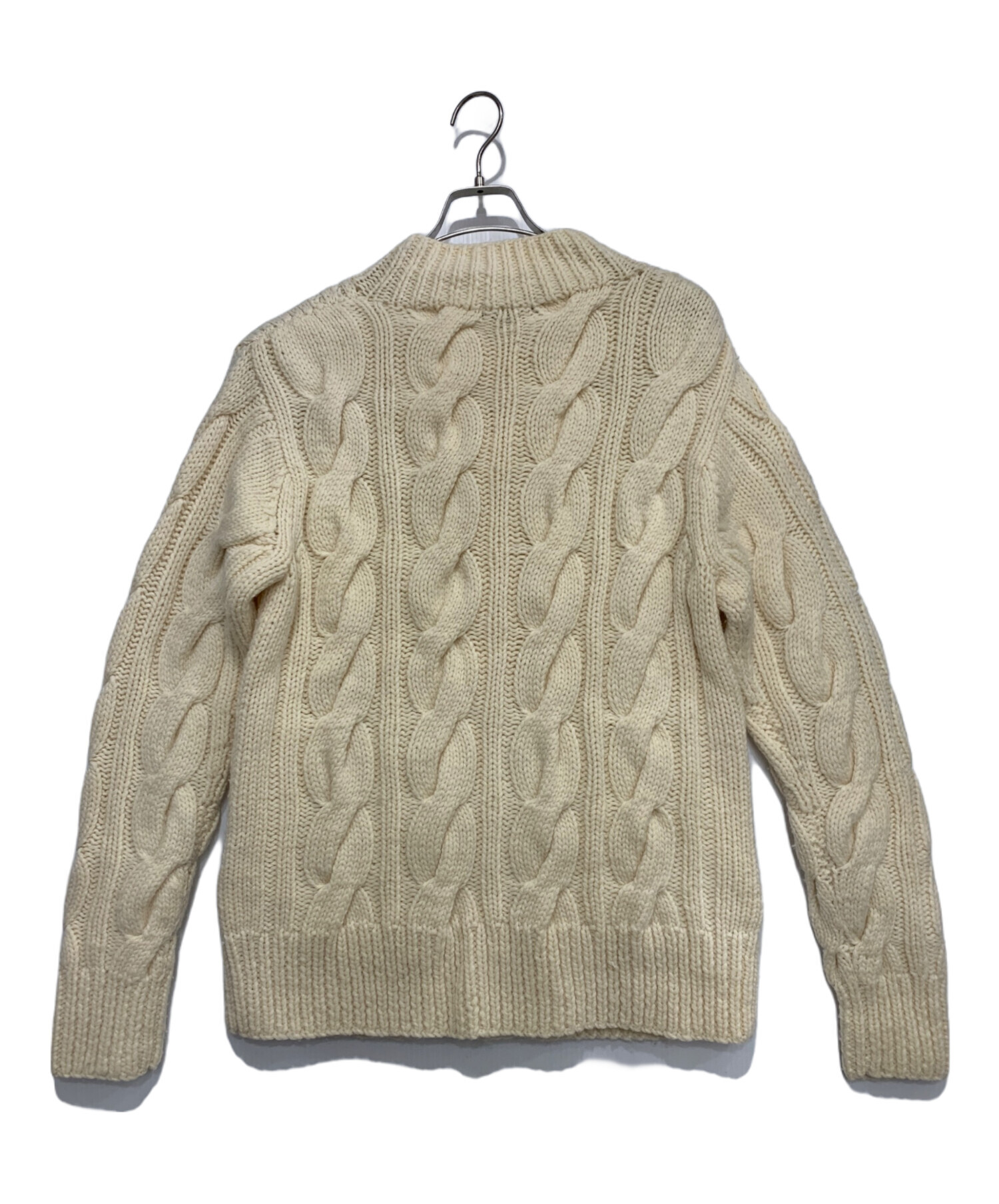 中古・古着通販】BURBERRY (バーバリー) ニットカーディガン ベージュ