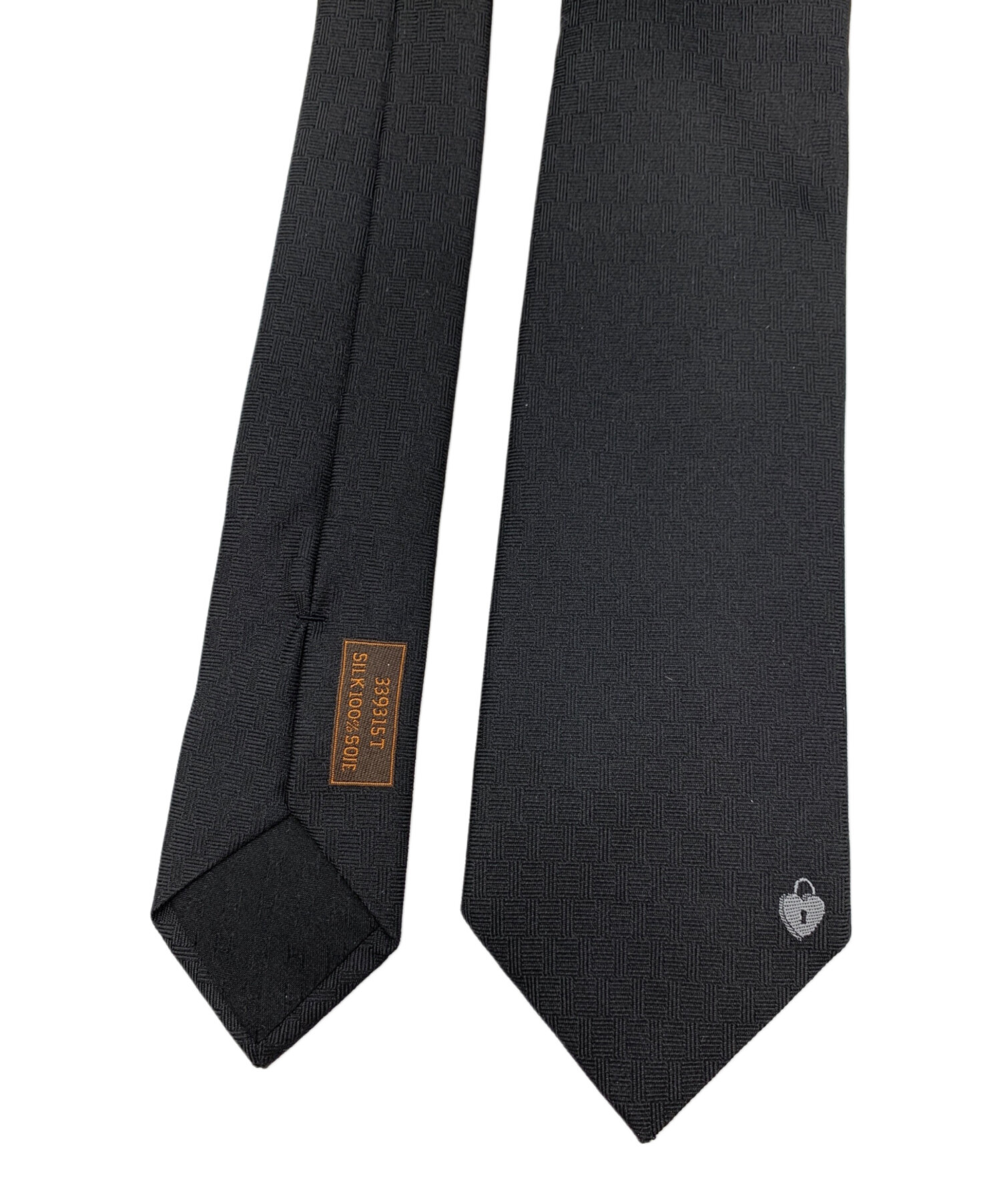 新品未使用　新作　HERMES ネクタイ　ブラック　セット 新品未使用 新作 HERMES ネクタイ ブラック セット