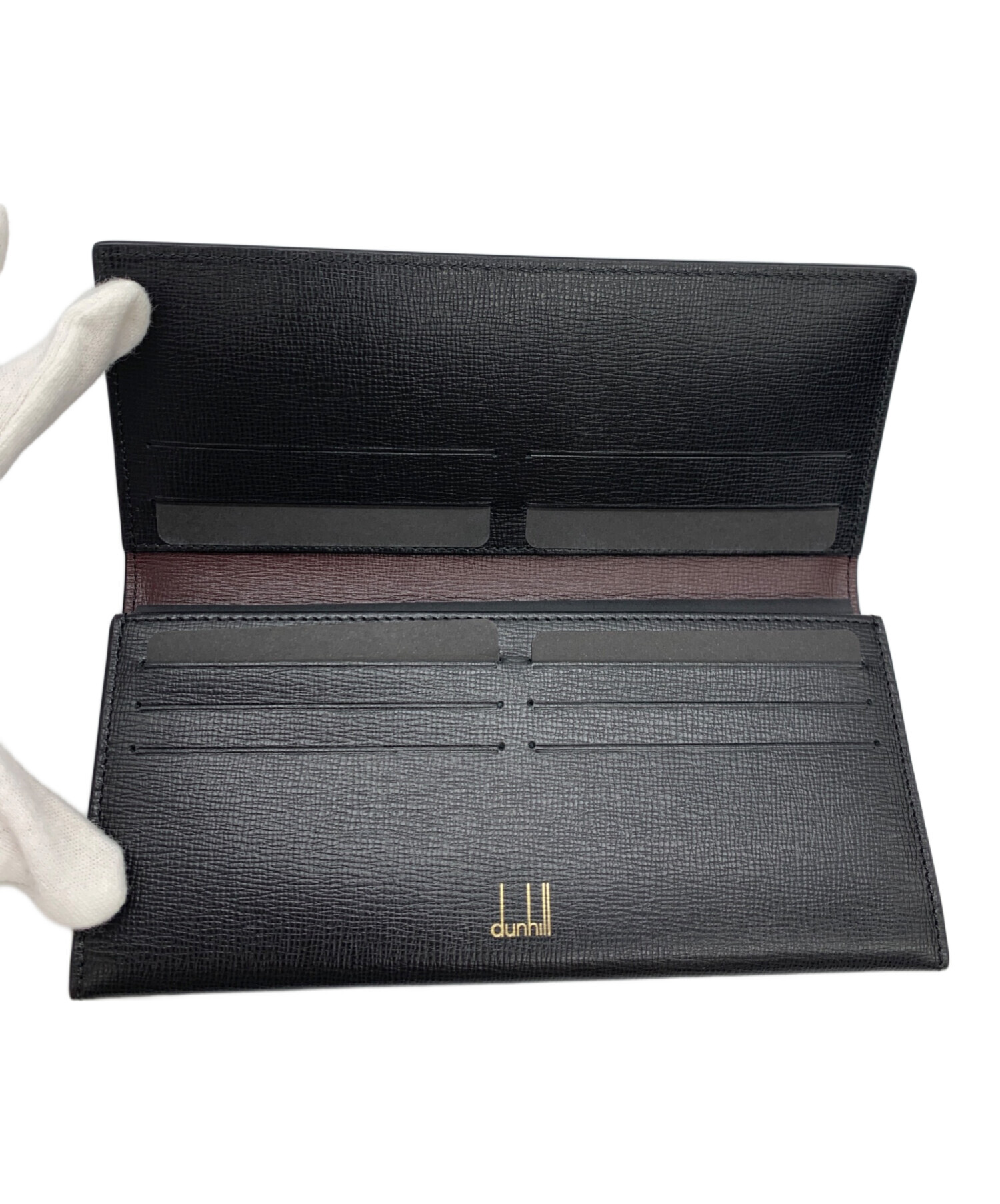 中古・古着通販】dunhill (ダンヒル) 長財布 ブラック 未使用品 