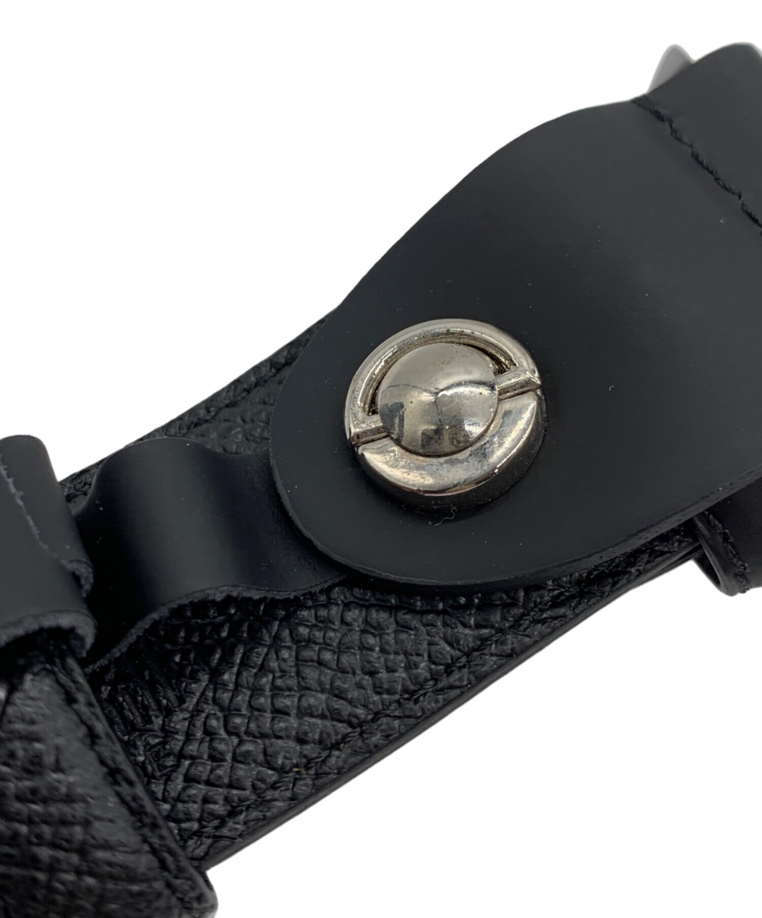 中古・古着通販】dunhill (ダンヒル) レザーベルト ブラック｜ブランド