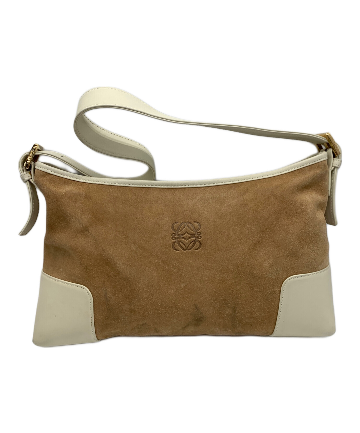 中古・古着通販】LOEWE (ロエベ) ワンショルダーバッグ ベージュ 