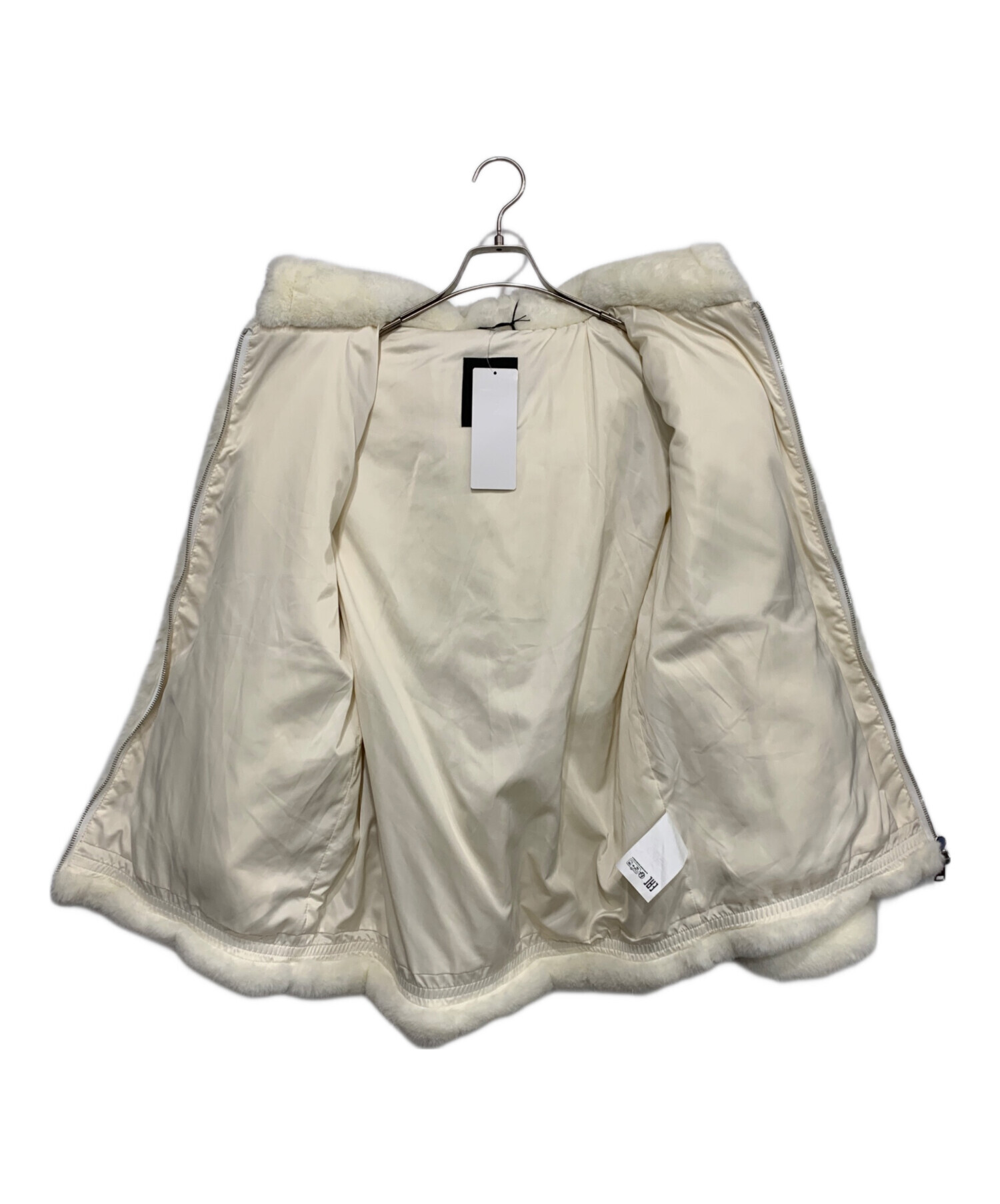 中古・古着通販】TATRAS (タトラス) フードボアブルゾン ベージュ