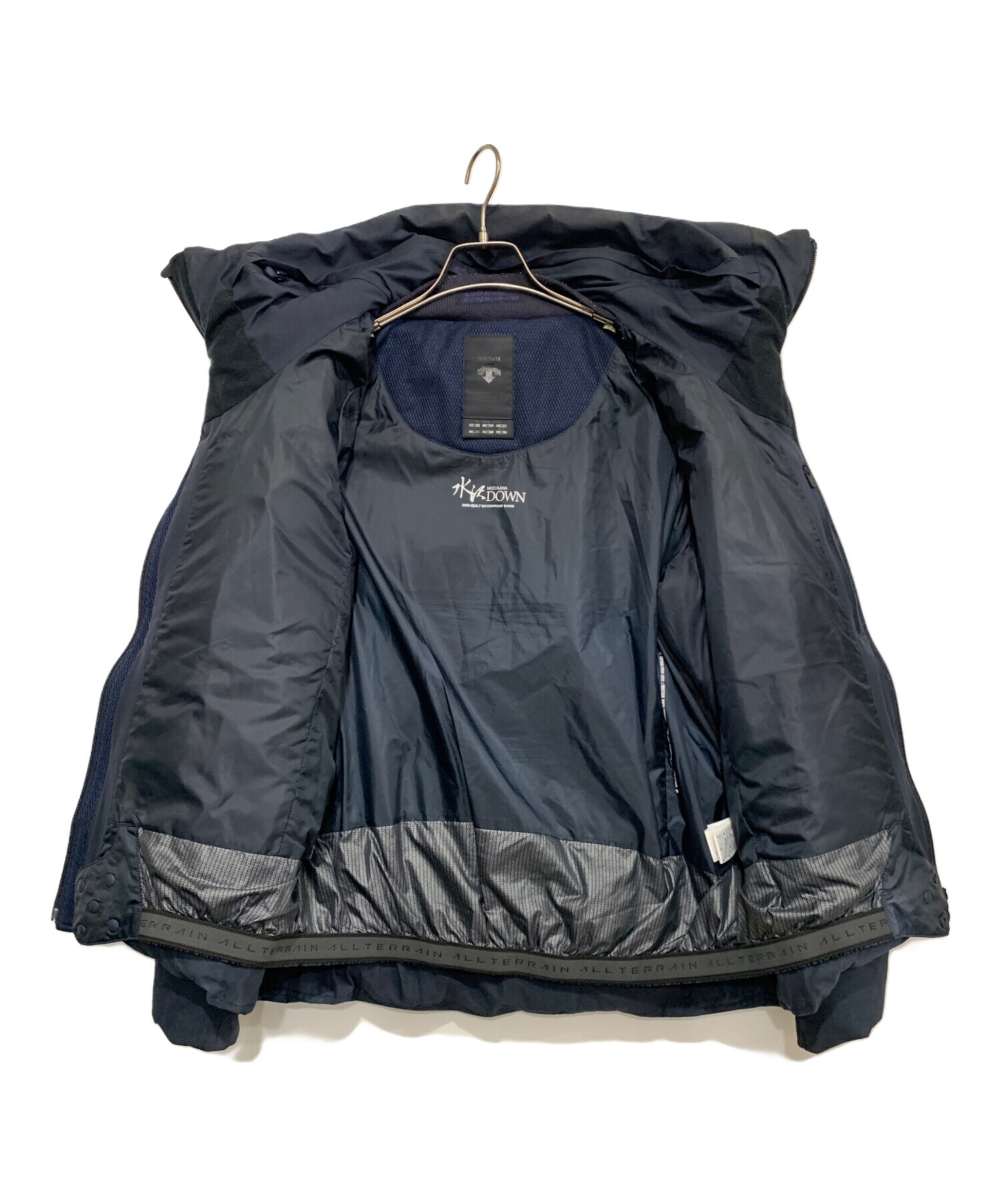 中古・古着通販】DESCENTE (デサント) 水沢ダウンジャケット ネイビー