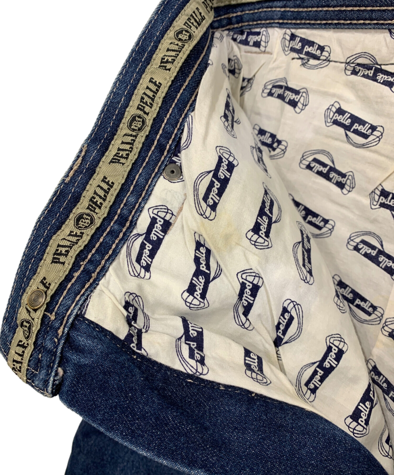 ペレペレ 超極太 バギーデニム 超ビッグサイズ PELLE PELLE ペレペレ 極太 バギーデニムパンツ