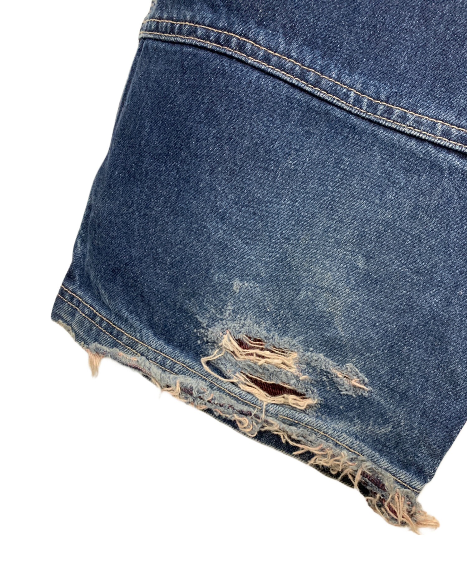 中古・古着通販】pellepelle (ペレペレ) バギーデニムパンツ