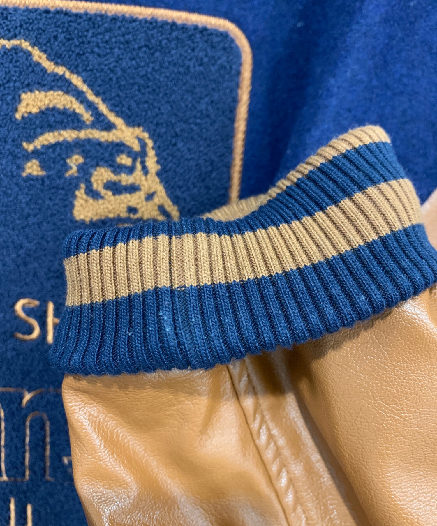 中古・古着通販】X-LARGE (エクストララージ) スタジャン ブラウン