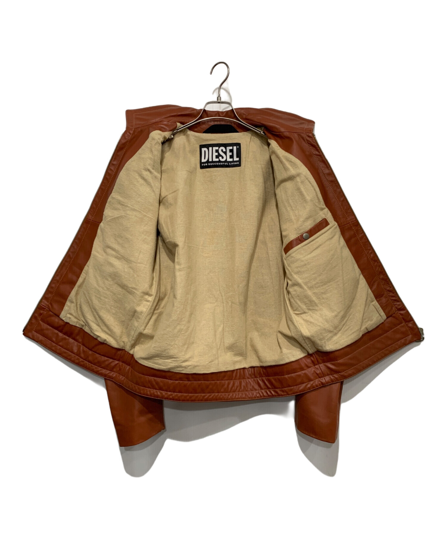 中古・古着通販】DIESEL (ディーゼル) カウハイドレザージャケット 