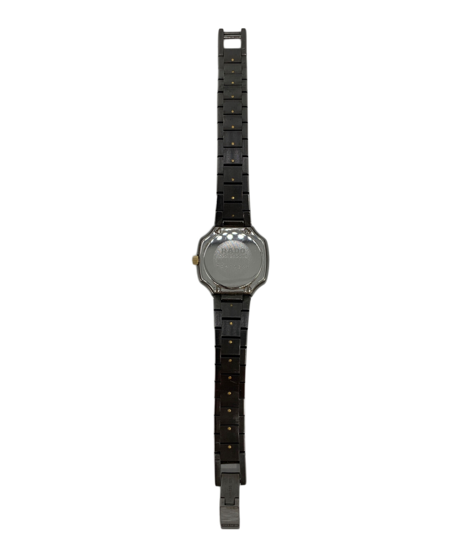 黒のスクエアフェイス時計 ラード　ディスター 中古品です。 中古・古着通販】RADO (ラドー) 腕時計｜ブランド・古着通販
