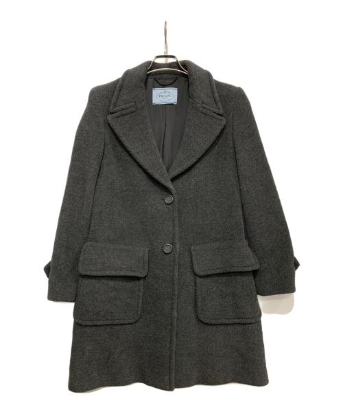 中古・古着通販】PRADA (プラダ) コート グレー サイズ:40｜ブランド