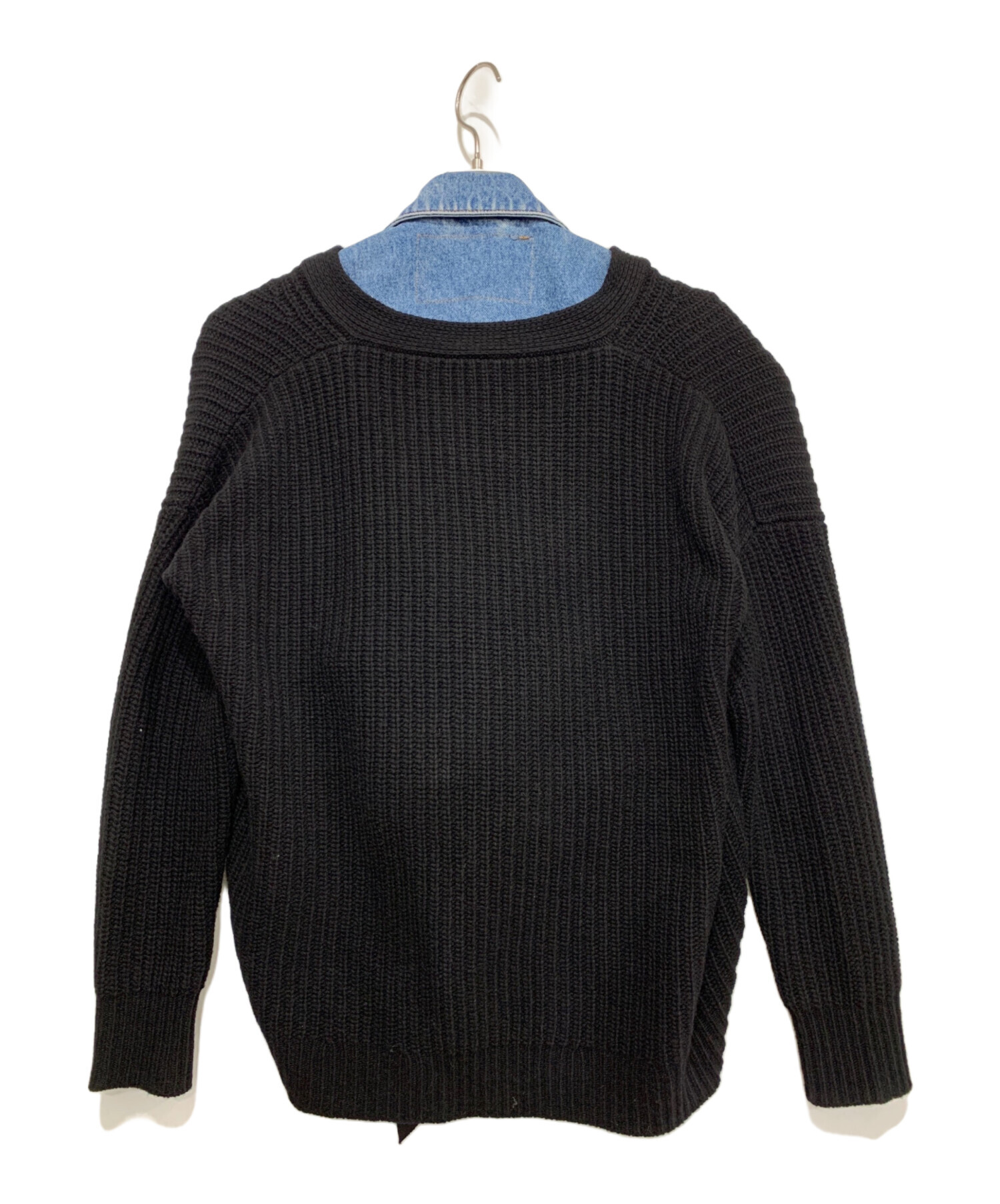 中古・古着通販】DIESEL (ディーゼル) ニットドッキングジャケット 