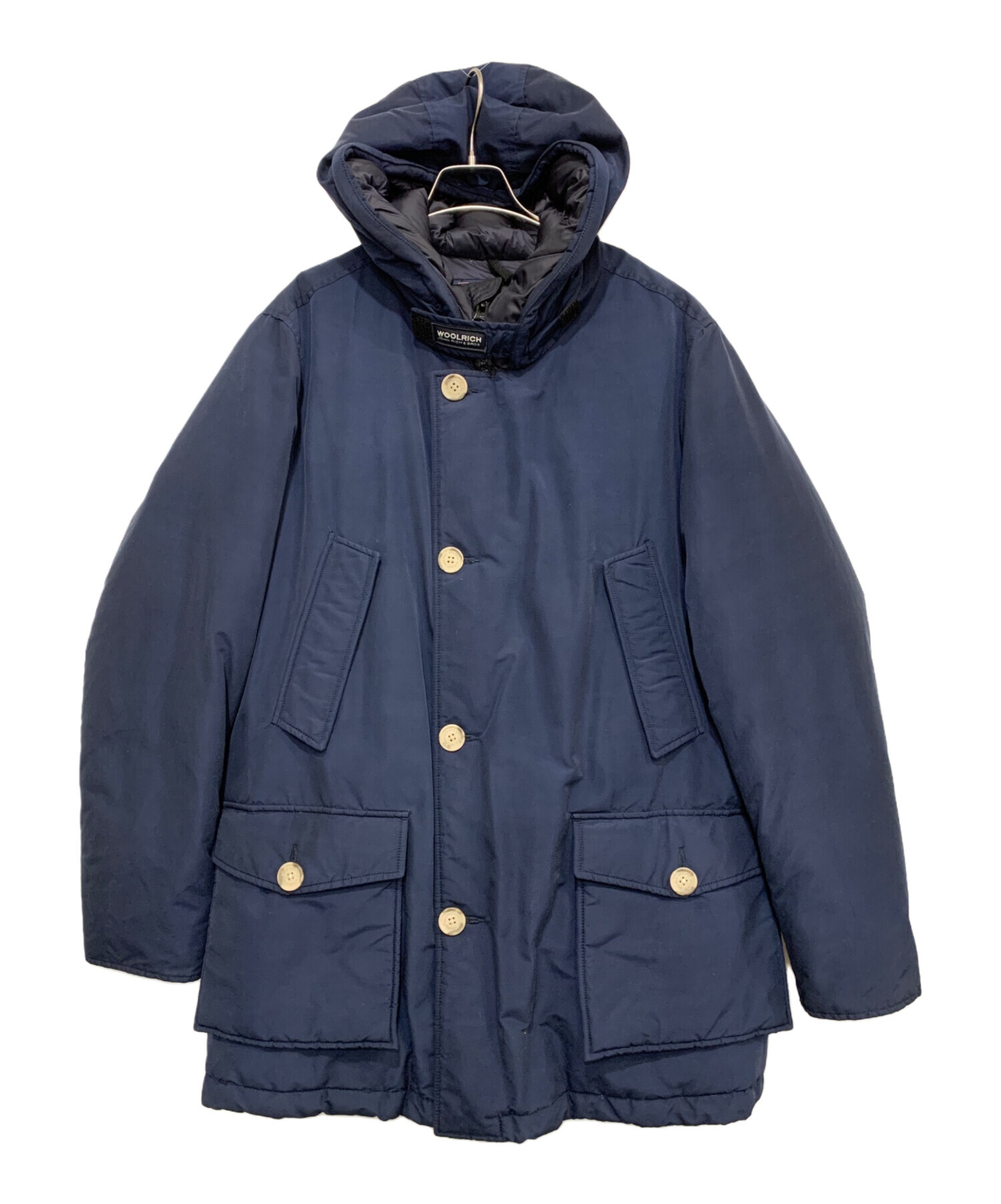 中古・古着通販】WOOLRICH (ウールリッチ) ダウンジャケット ネイビー 
