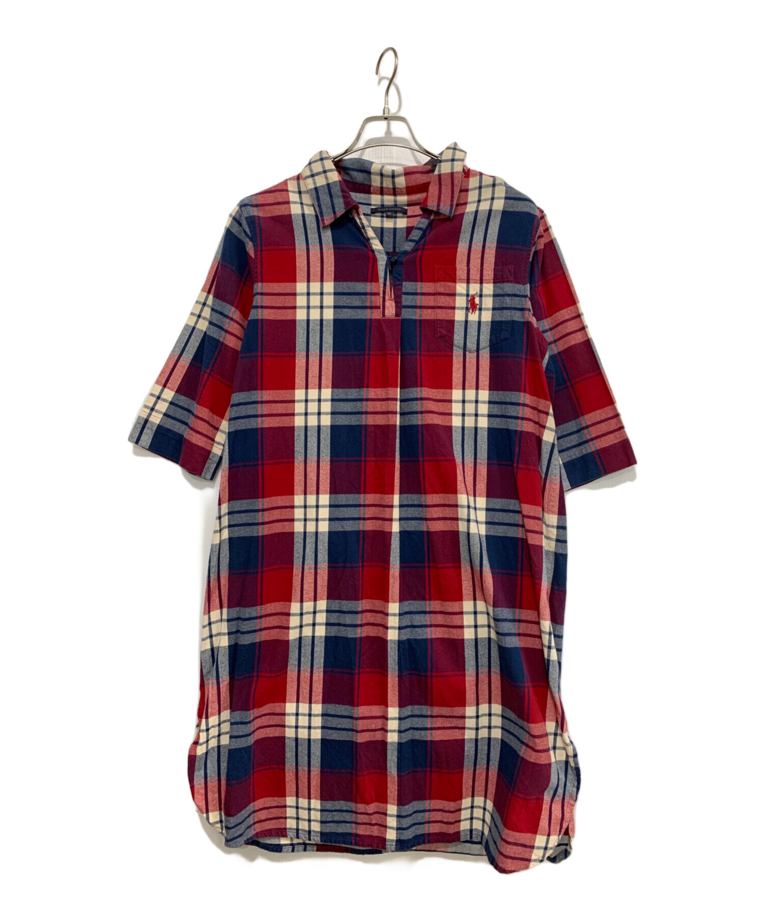 中古・古着通販】RALPH LAUREN (ラルフローレン) 長袖シャツワンピース