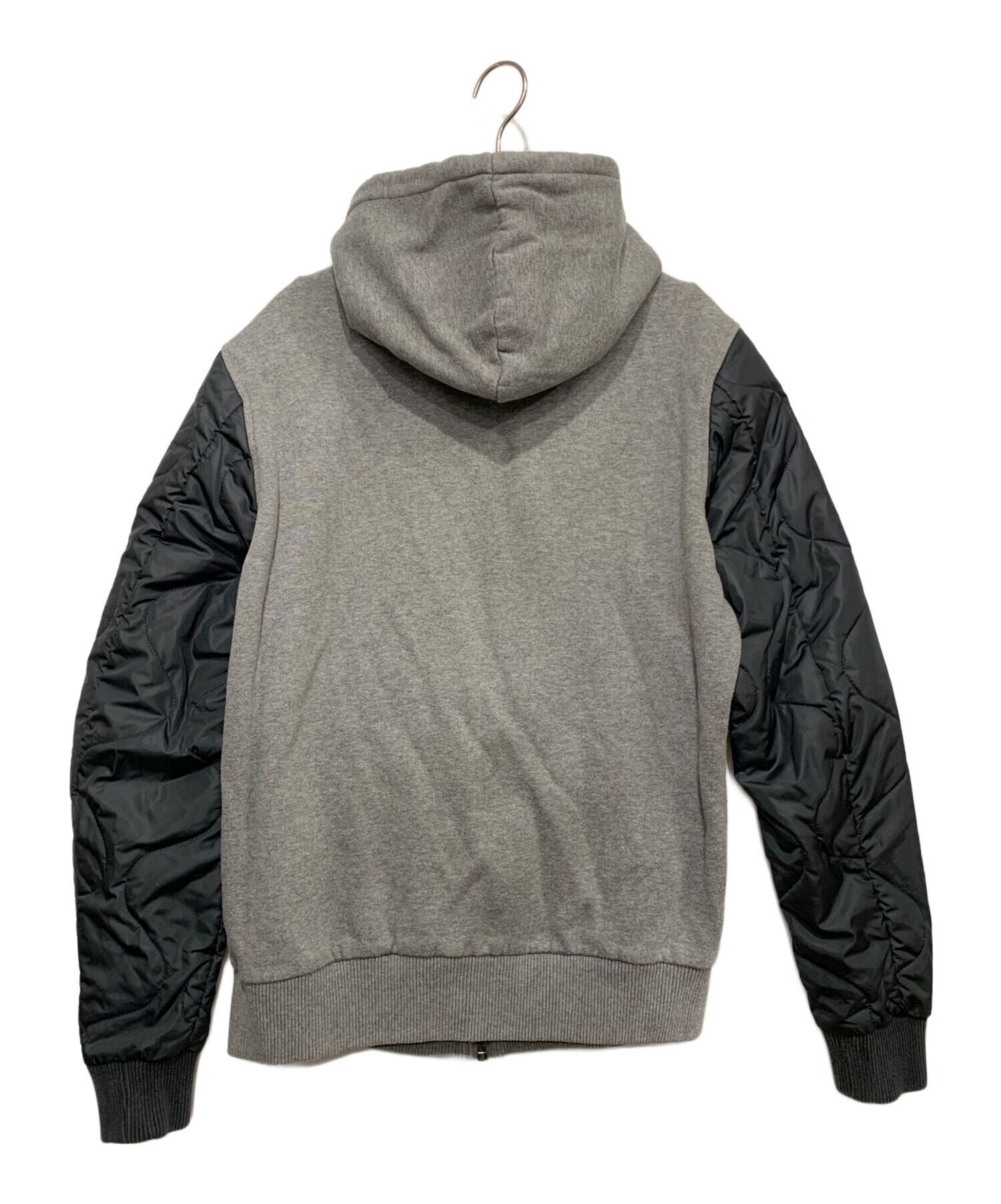 中古・古着通販】DIESEL (ディーゼル) 切り替えジップパーカー グレー 