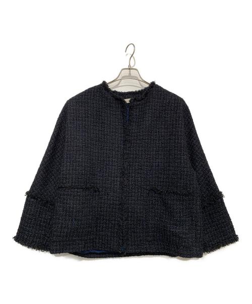 中古・古着通販】IENA (イエナ) ツイードジャケット ネイビー サイズ