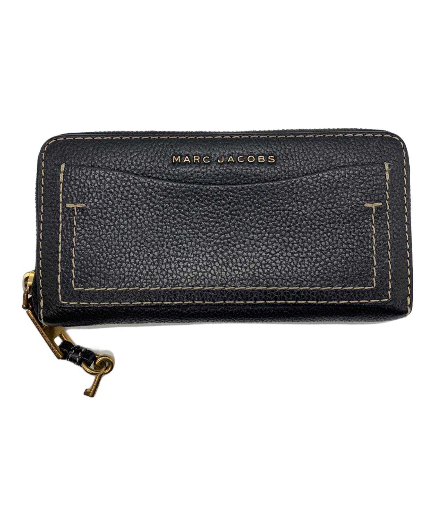 中古・古着通販】MARC JACOBS (マークジェイコブズ) 長財布 ブラック 