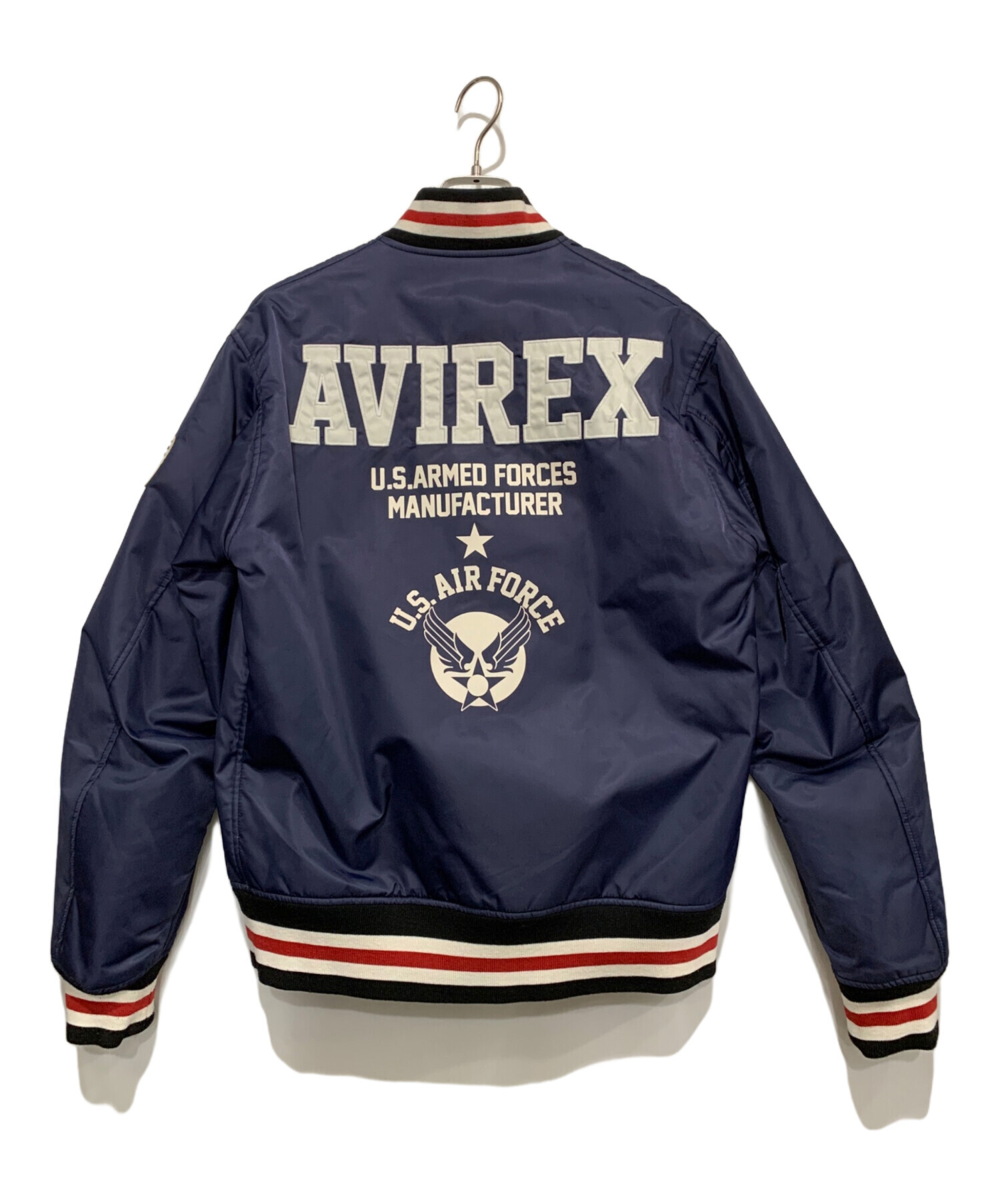 中古・古着通販】AVIREX (アヴィレックス) フライトジャケット ブルー