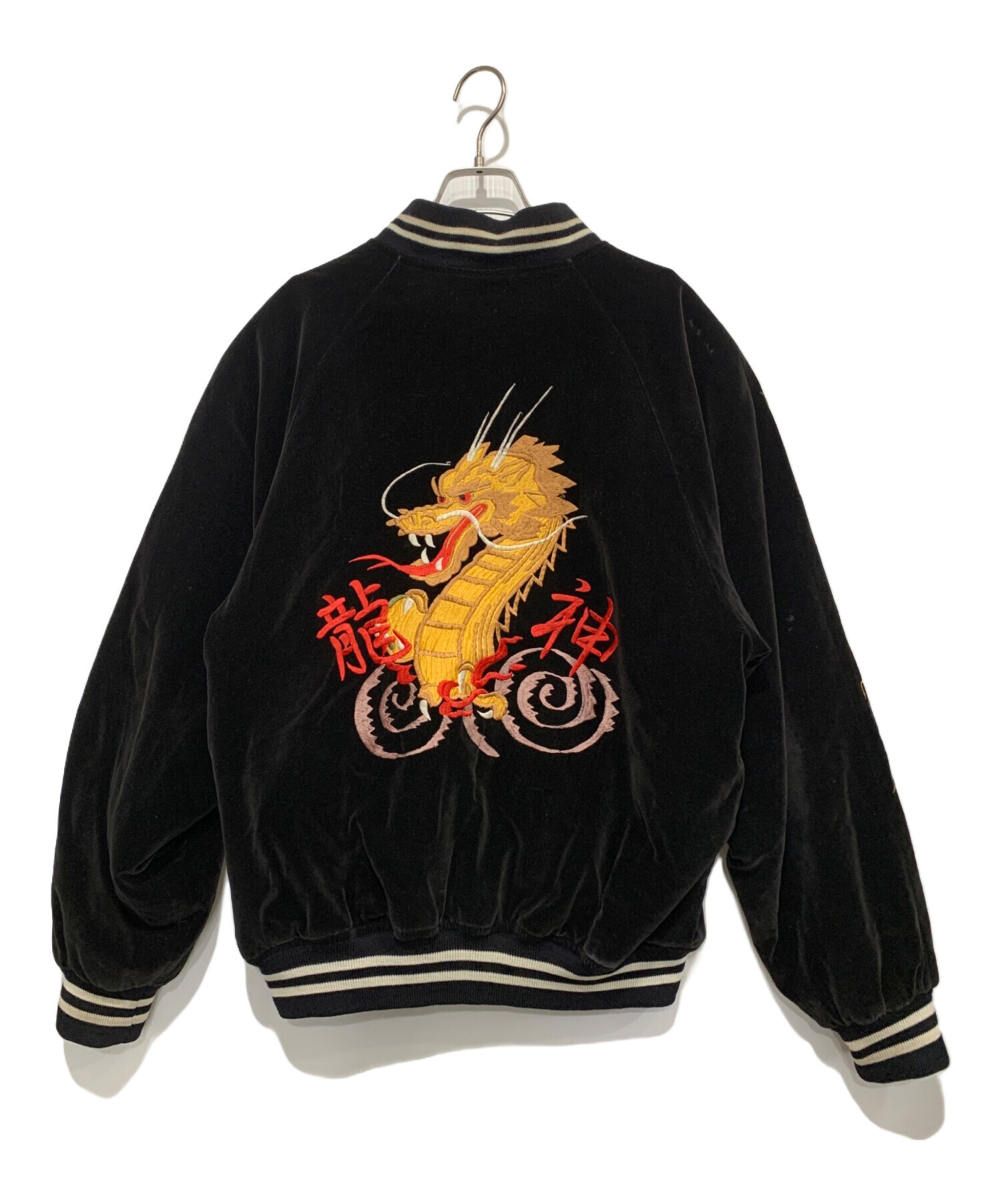 中古・古着通販】Greeman (グリーマン) 別珍スカジャン ブラック