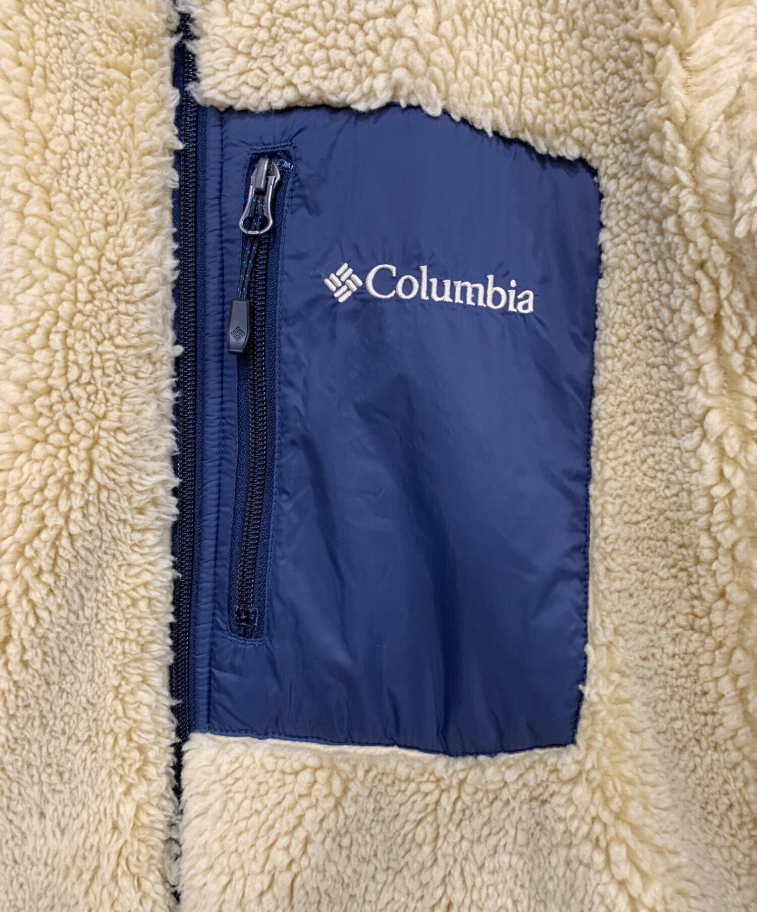 中古・古着通販】Columbia (コロンビア) フリースジャケット ネイビー