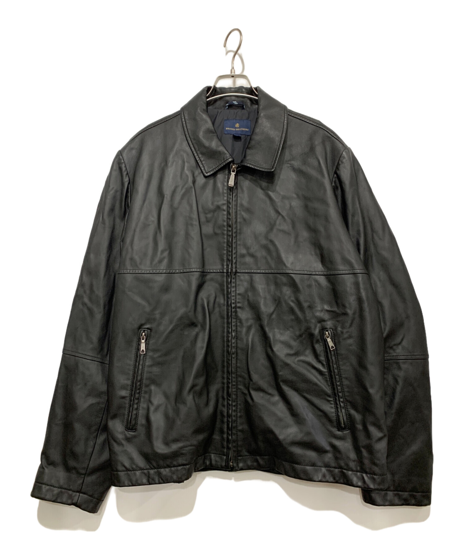 中古・古着通販】BROOKS BROTHERS (ブルックスブラザーズ) ラムレザー 