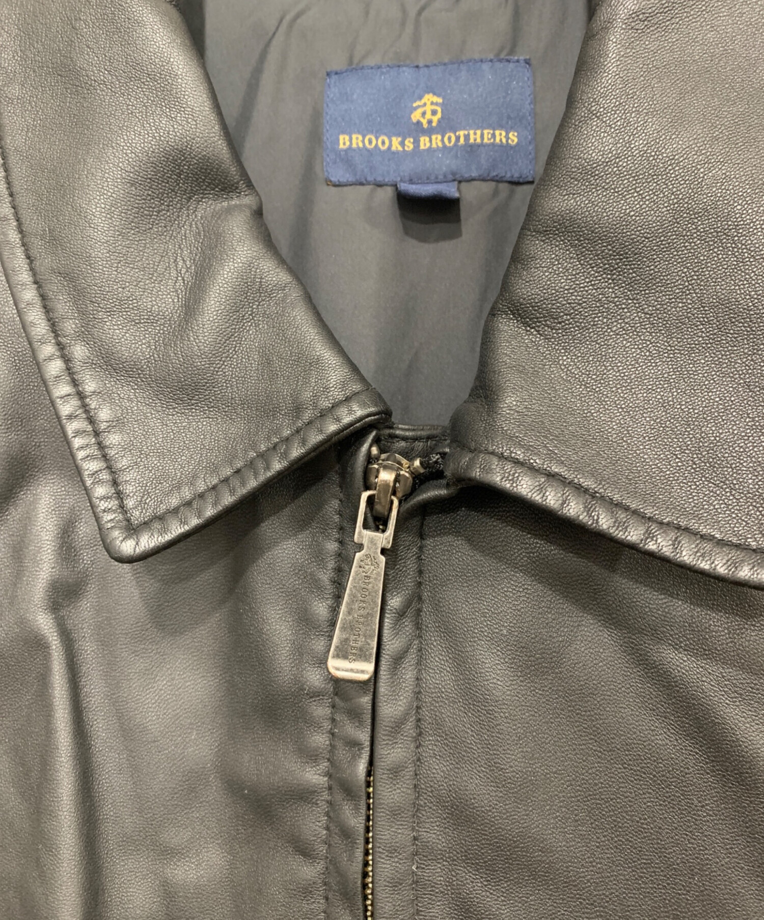 中古・古着通販】BROOKS BROTHERS (ブルックスブラザーズ) ラムレザー 