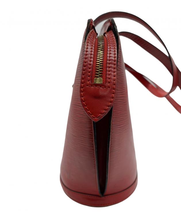Louis Vuitton ダークレッド ハンドバッグ 中古・古着通販】LOUIS VUITTON (ルイ ヴィトン) ハンドバッグ レッド