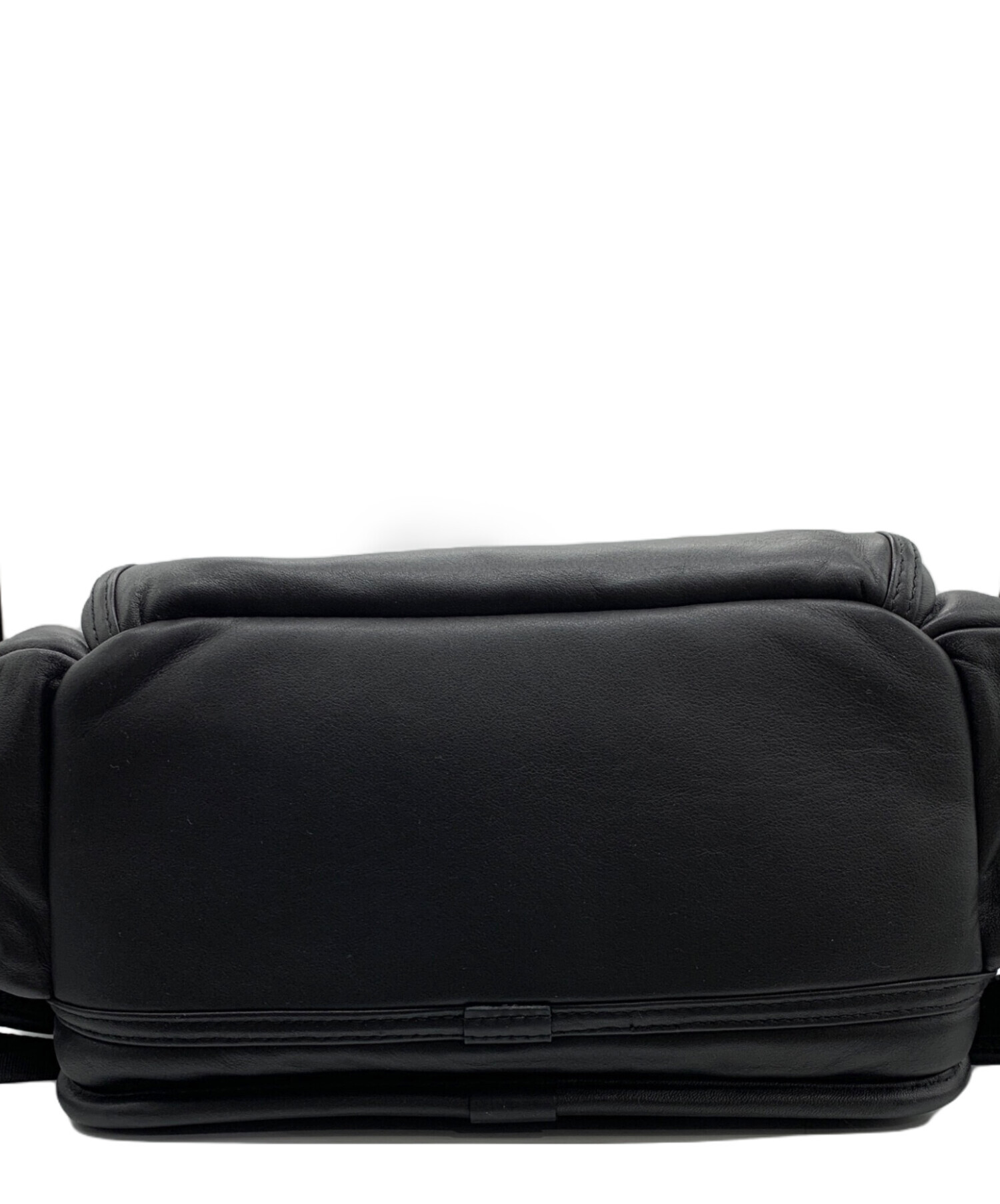 中古・古着通販】TUMI (トゥミ) レザーバックパック ブラック