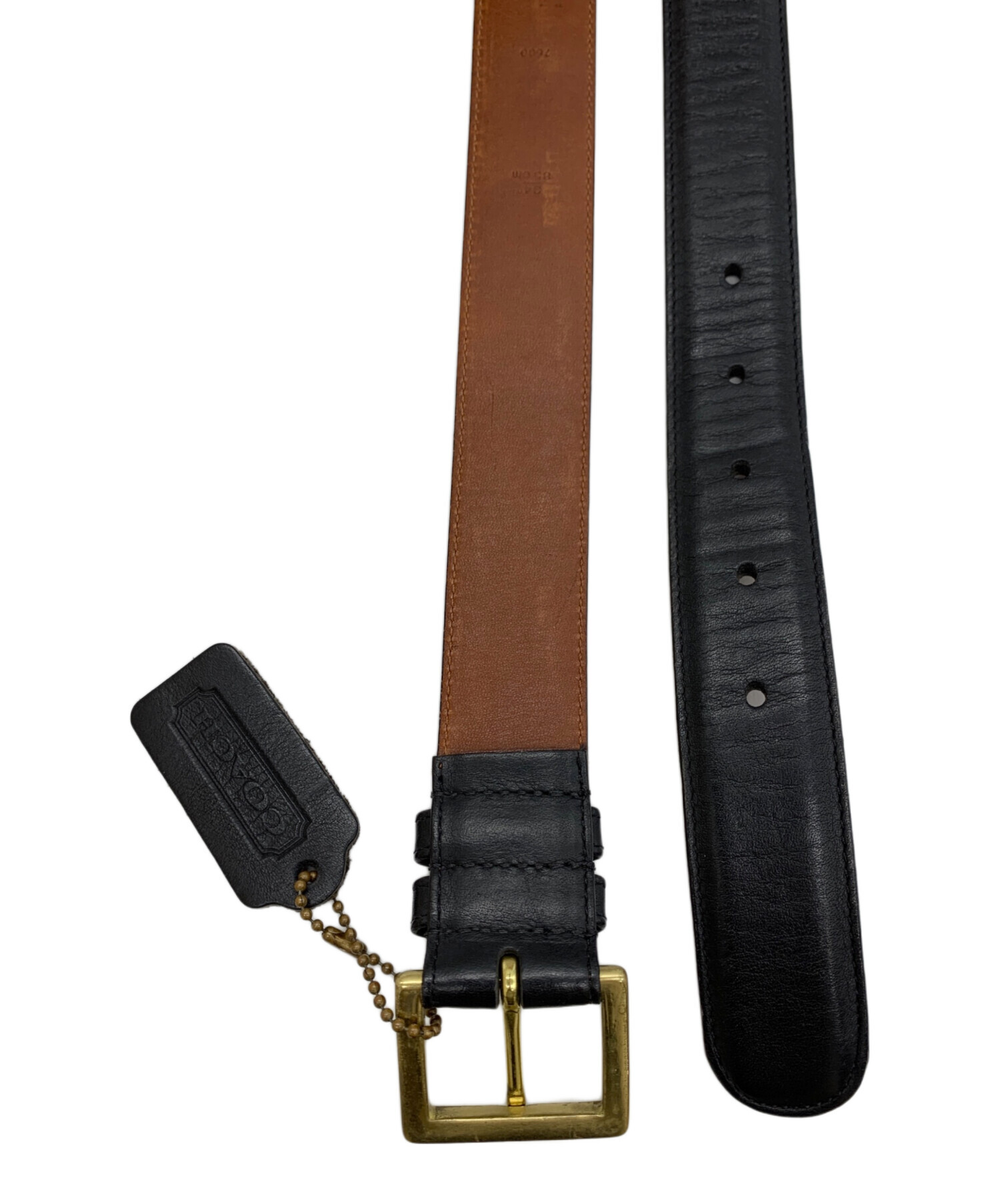 中古・古着通販】COACH (コーチ) ベルト ブラック｜ブランド・古着通販