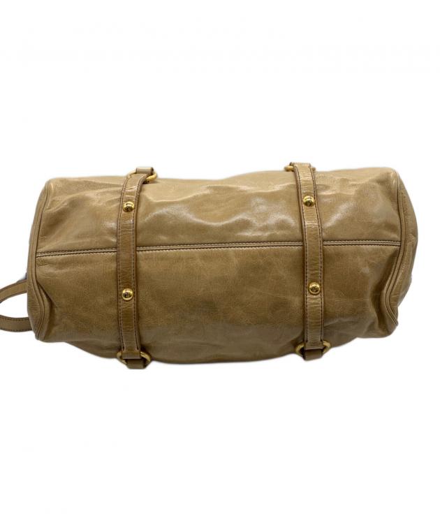 中古・古着通販】MIU MIU (ミュウミュウ) 2WAYバッグ ベージュ