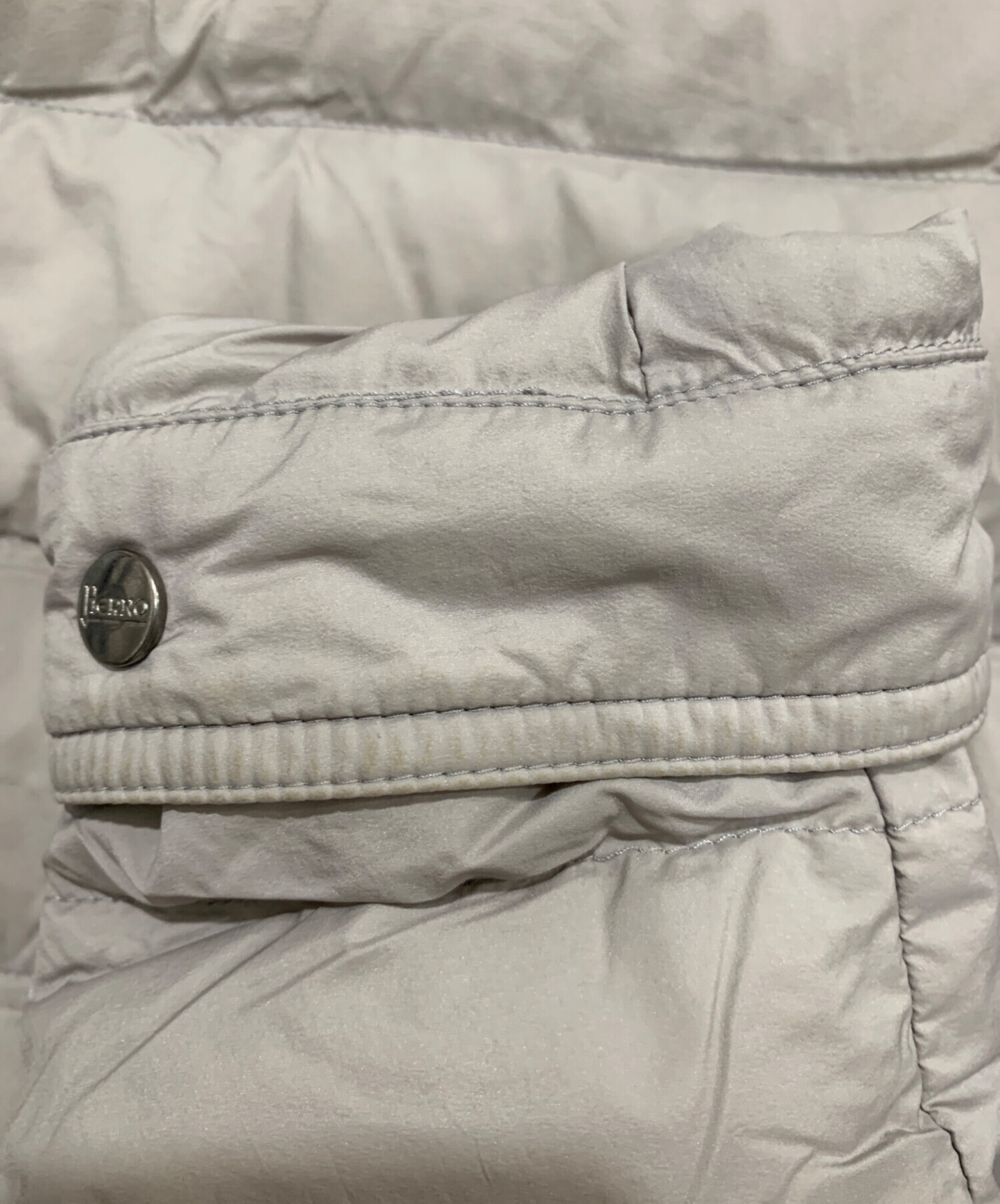 中古・古着通販】HERNO (ヘルノ) ダウンジャケット グレー サイズ:44