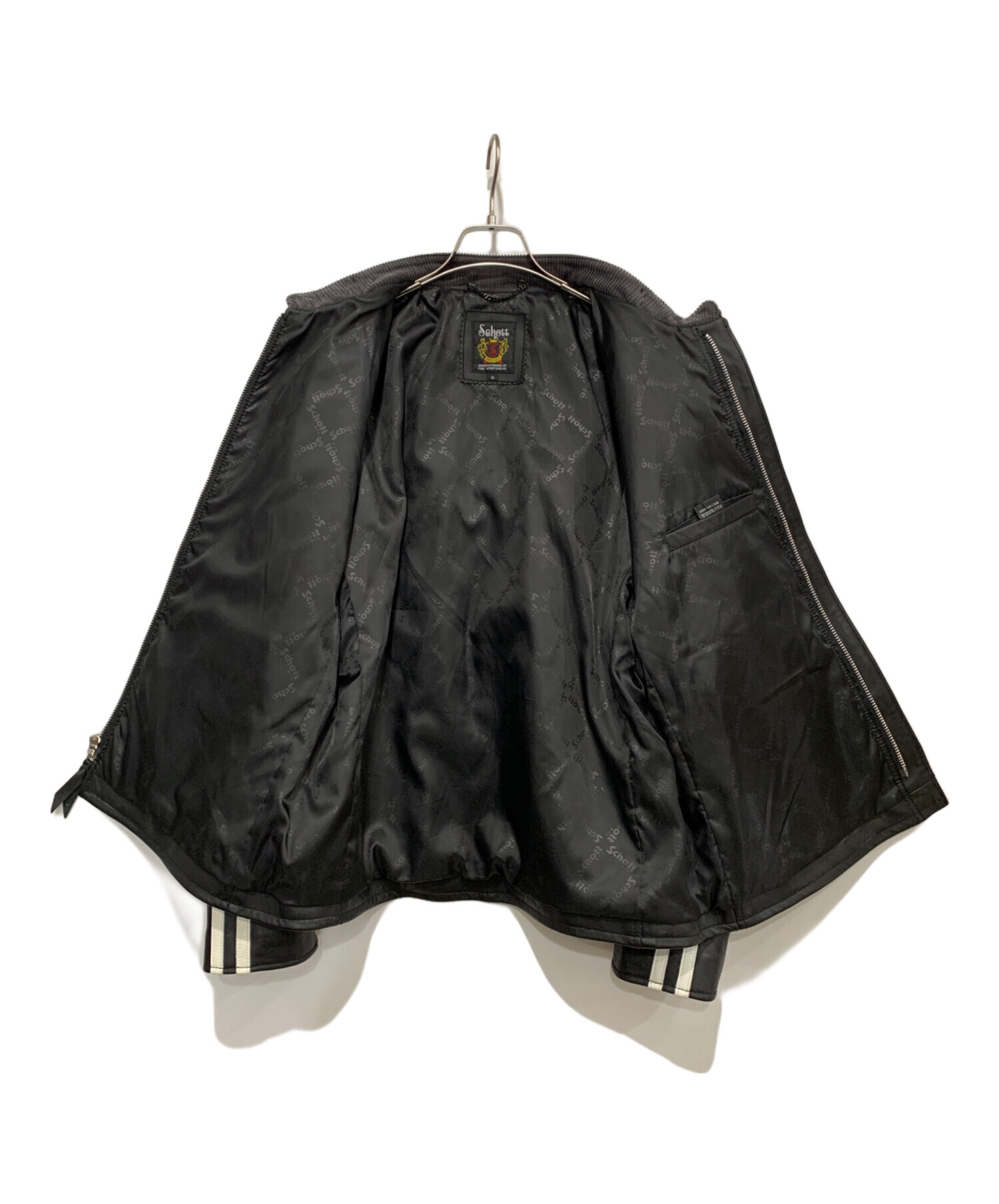 未使用級 Schott BROS ラムレザー ジャケット 黒 Amazon | [Schott NYC] [ショット] LAMB LEATHER COVERALL JACKET