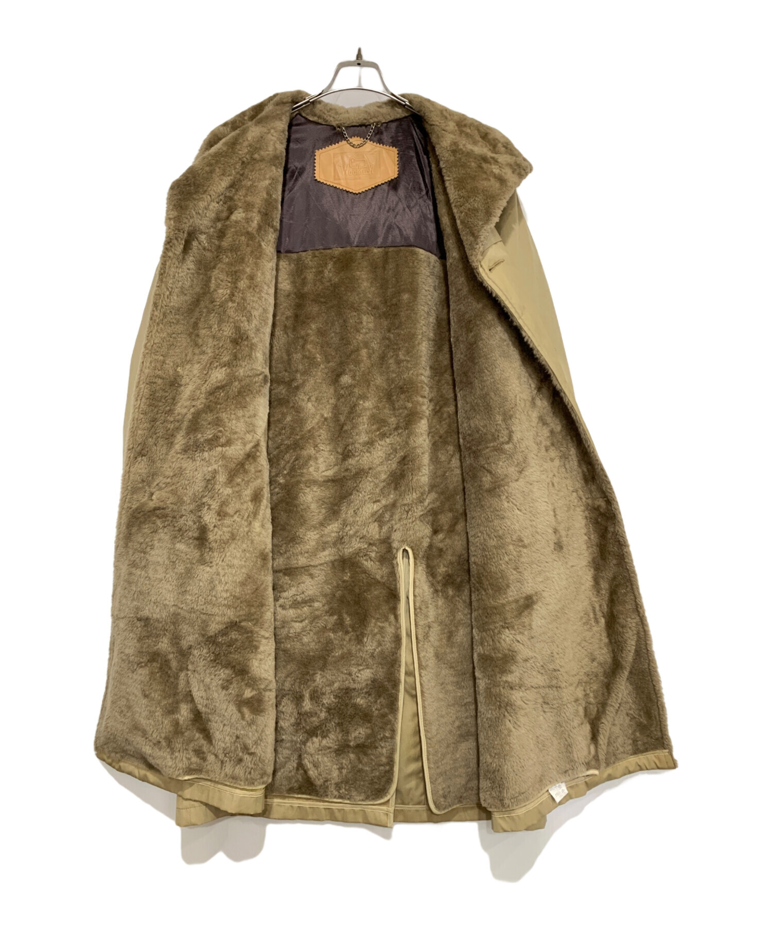 中古・古着通販】WOOLRICH (ウールリッチ) ボアコート ブラウン サイズ