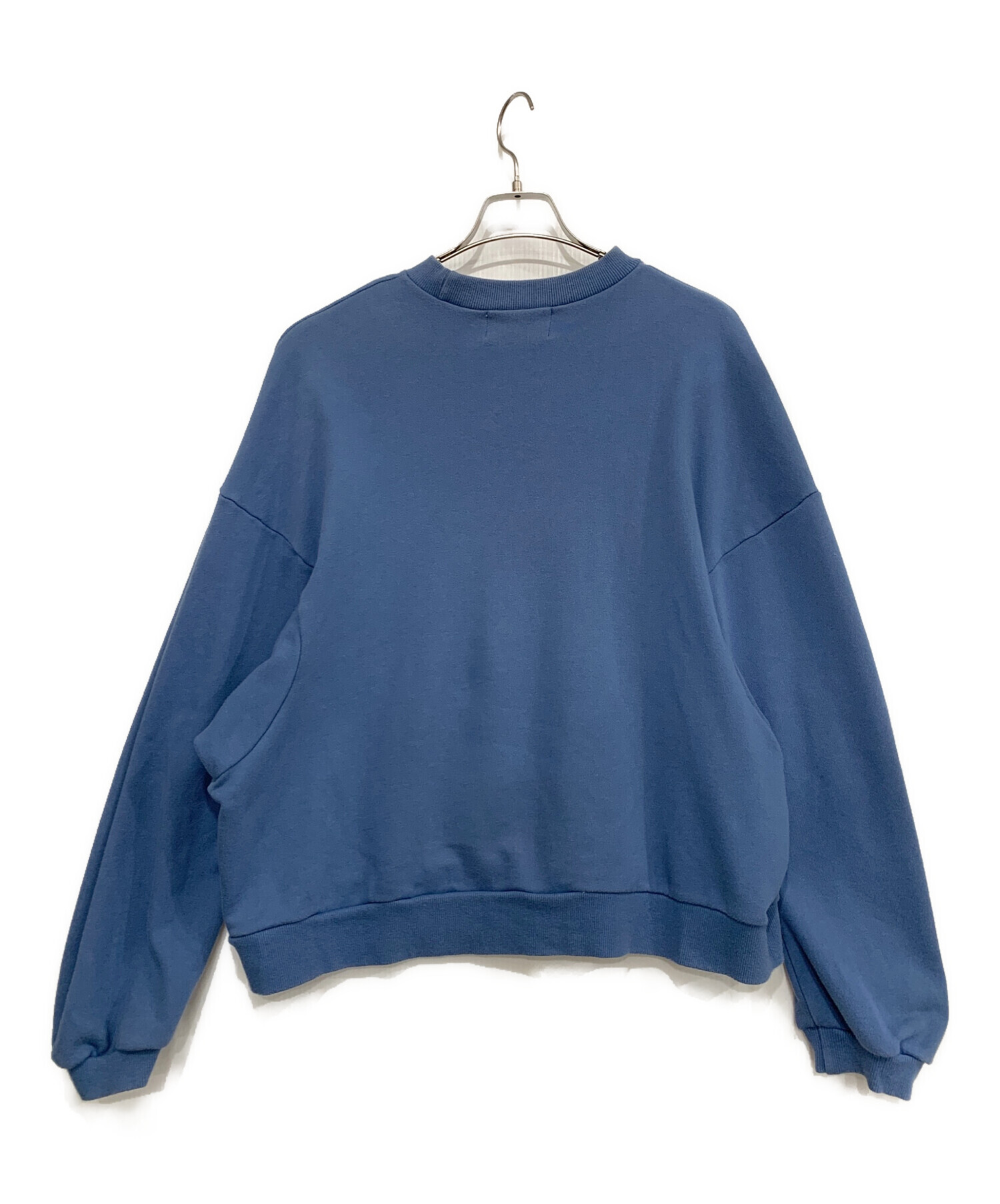 中古・古着通販】POPPY (ポピー) フラワーエンブロスウェット ブルー 