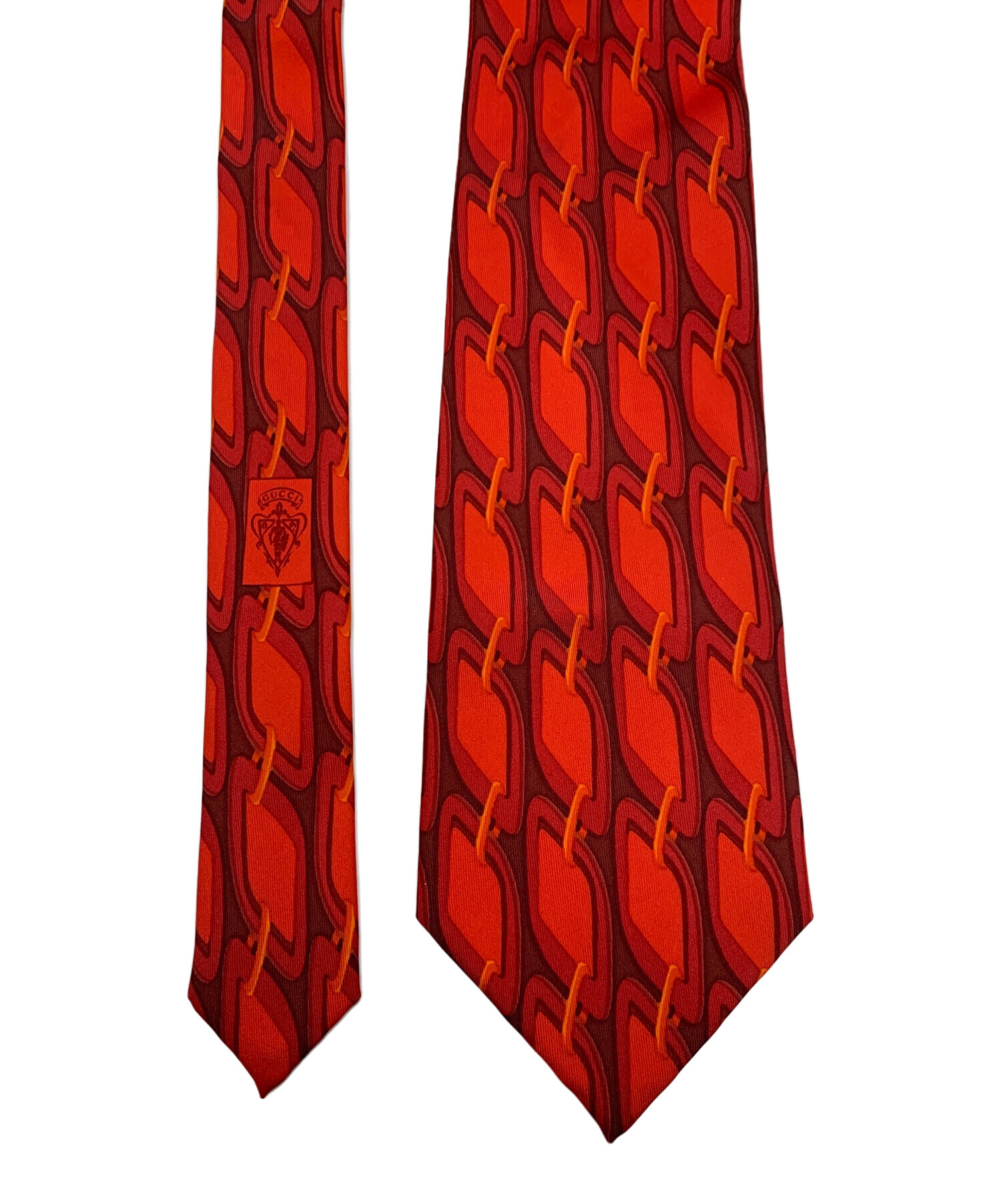 中古・古着通販】GUCCI (グッチ) ネクタイ レッド サイズ:-｜ブランド