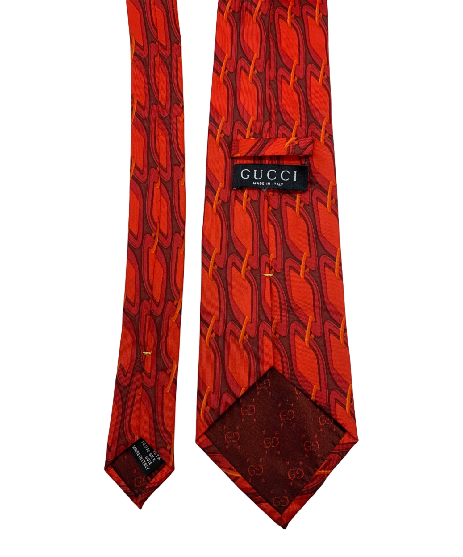 中古・古着通販】GUCCI (グッチ) ネクタイ レッド サイズ:-｜ブランド