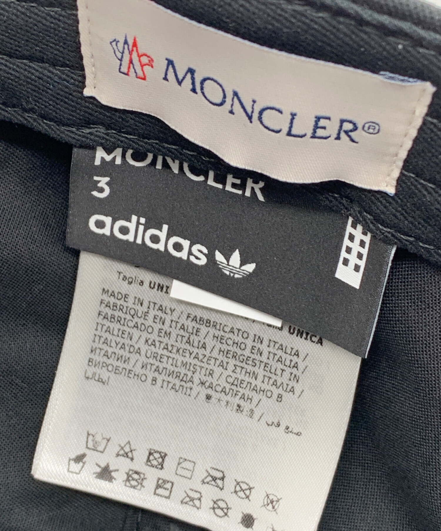 中古・古着通販】adidas (アディダス) MONCLER (モンクレール) 帽子