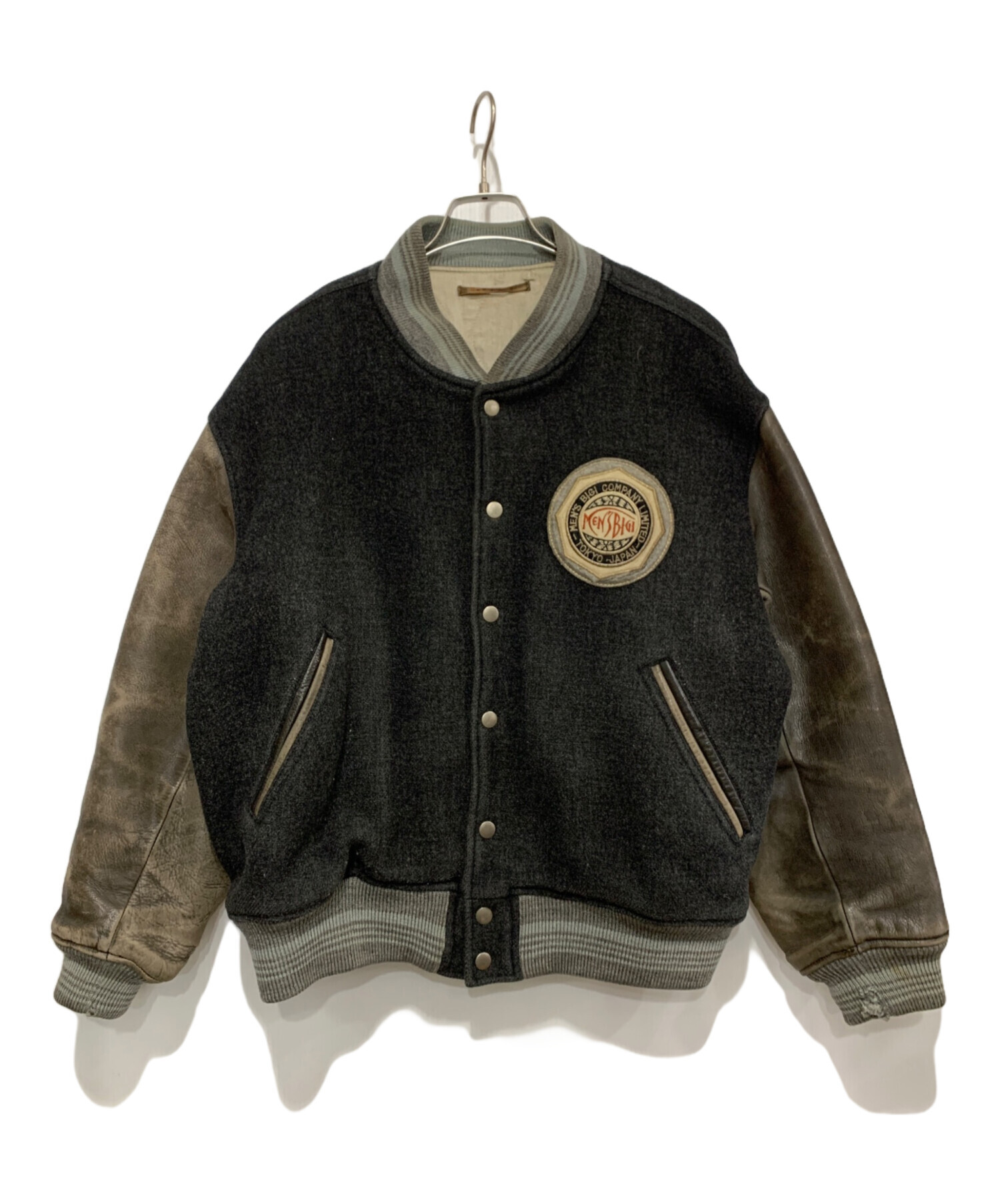 中古・古着通販】MEN'S BIGI (メンズビギ) スタジャン グレー サイズ:M