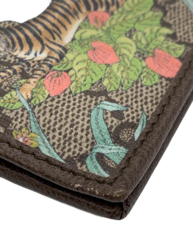 中古・古着通販】GUCCI (グッチ) 2つ折り財布 ブラウン｜ブランド