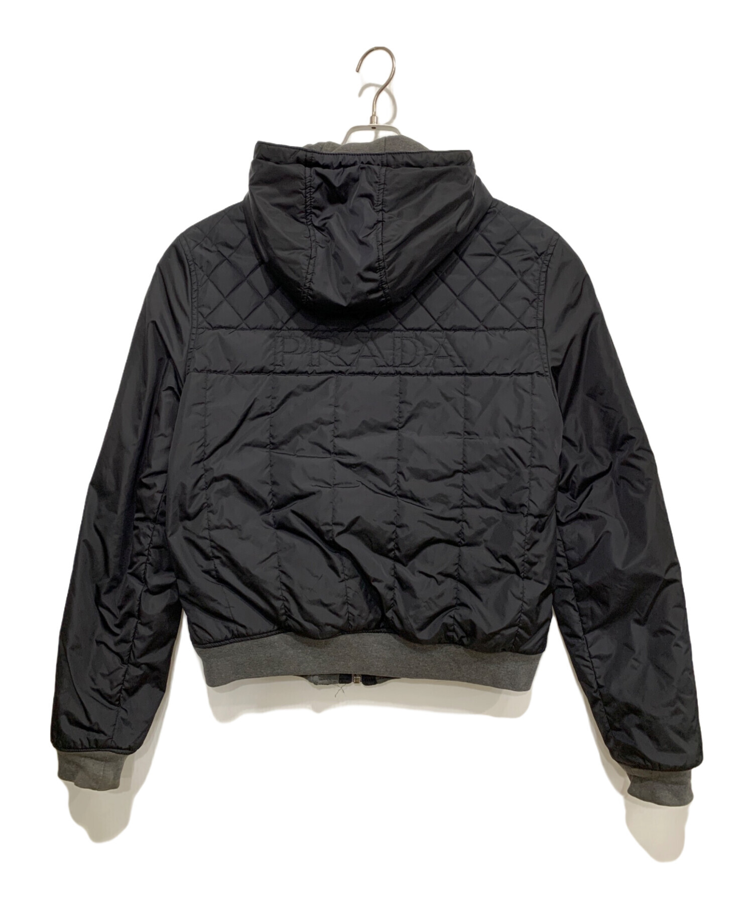 中古・古着通販】PRADA (プラダ) キルティングジャケット ブラック