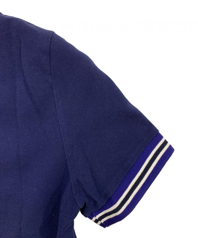 中古・古着通販】MONCLER (モンクレール) 半袖ポロシャツ ネイビー