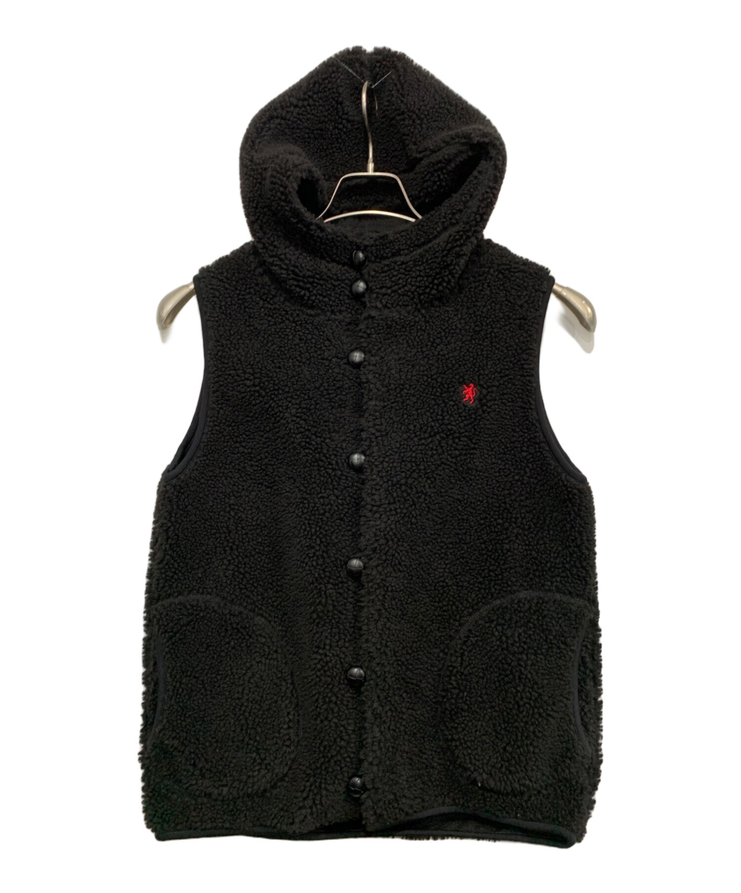 抽選限定商品！TANGRAM フリースベスト（ブラック) GRAMICCI（グラミチ） リバーシブル フリース ベスト メンズ GRAMICCI