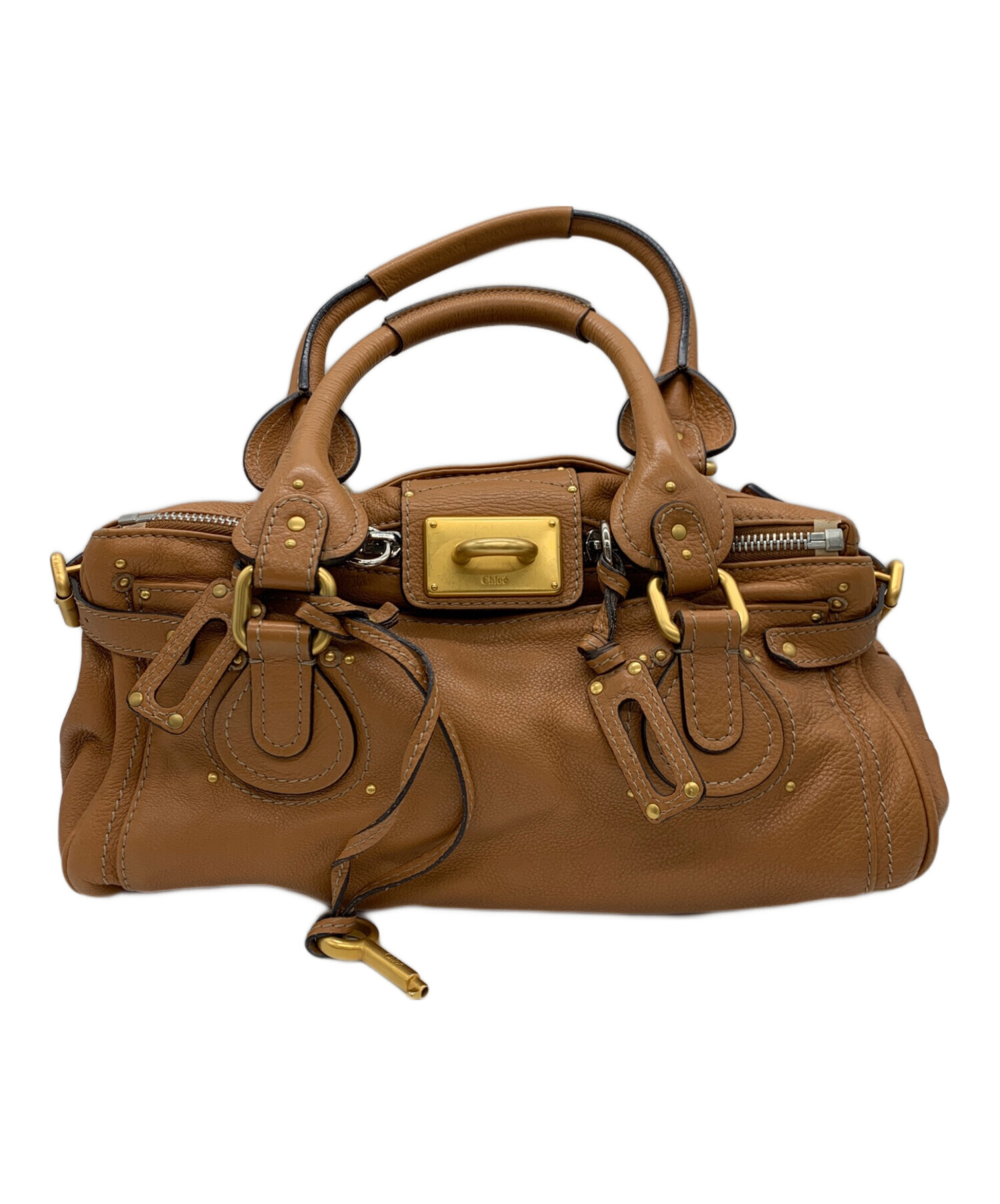 中古・古着通販】Chloe (クロエ) ハンドバッグ ベージュ｜ブランド