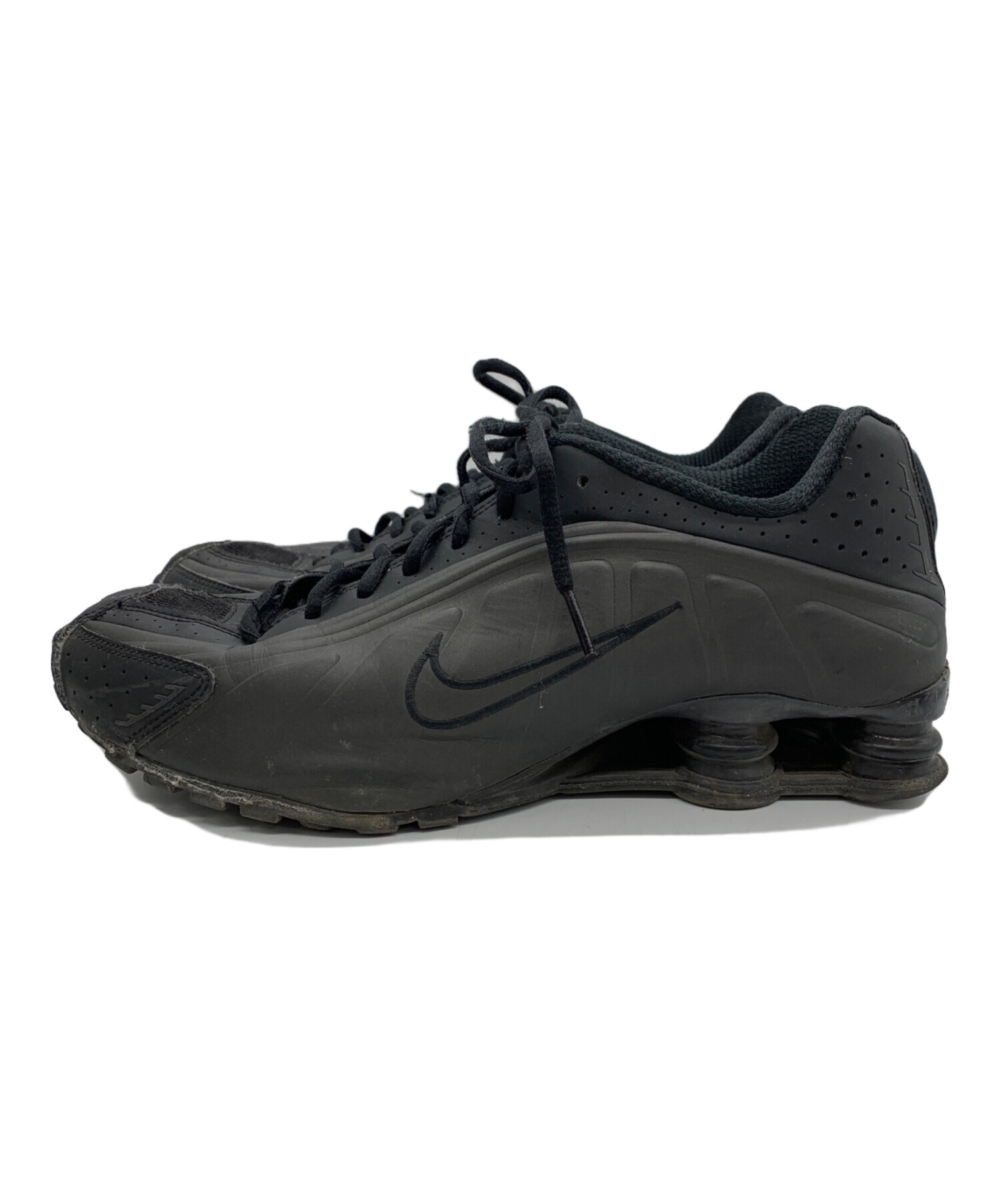 中古・古着通販】NIKE (ナイキ) SHOX R4 BLACK ブラック サイズ:28 