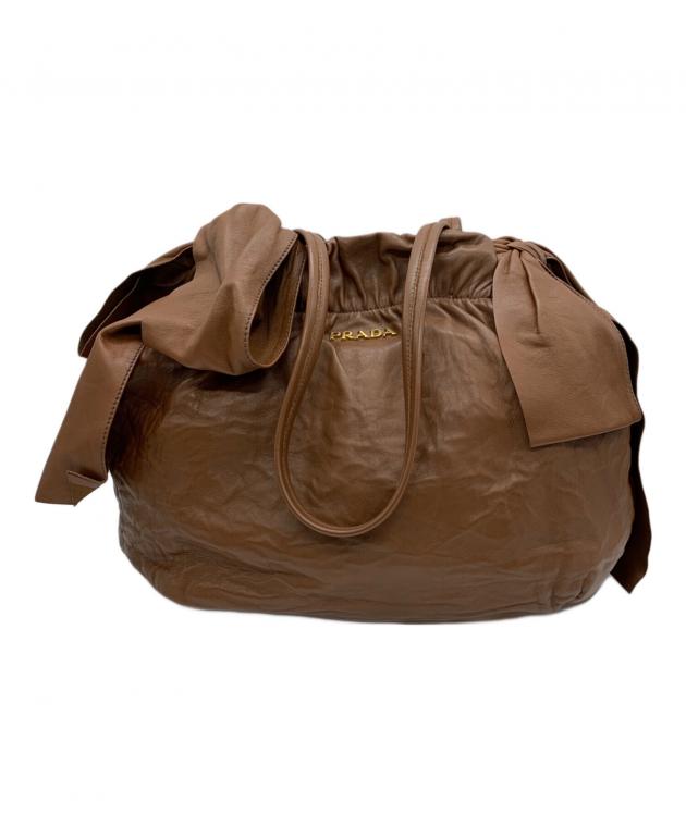 中古・古着通販】PRADA (プラダ) トートバッグ ブラウン｜ブランド