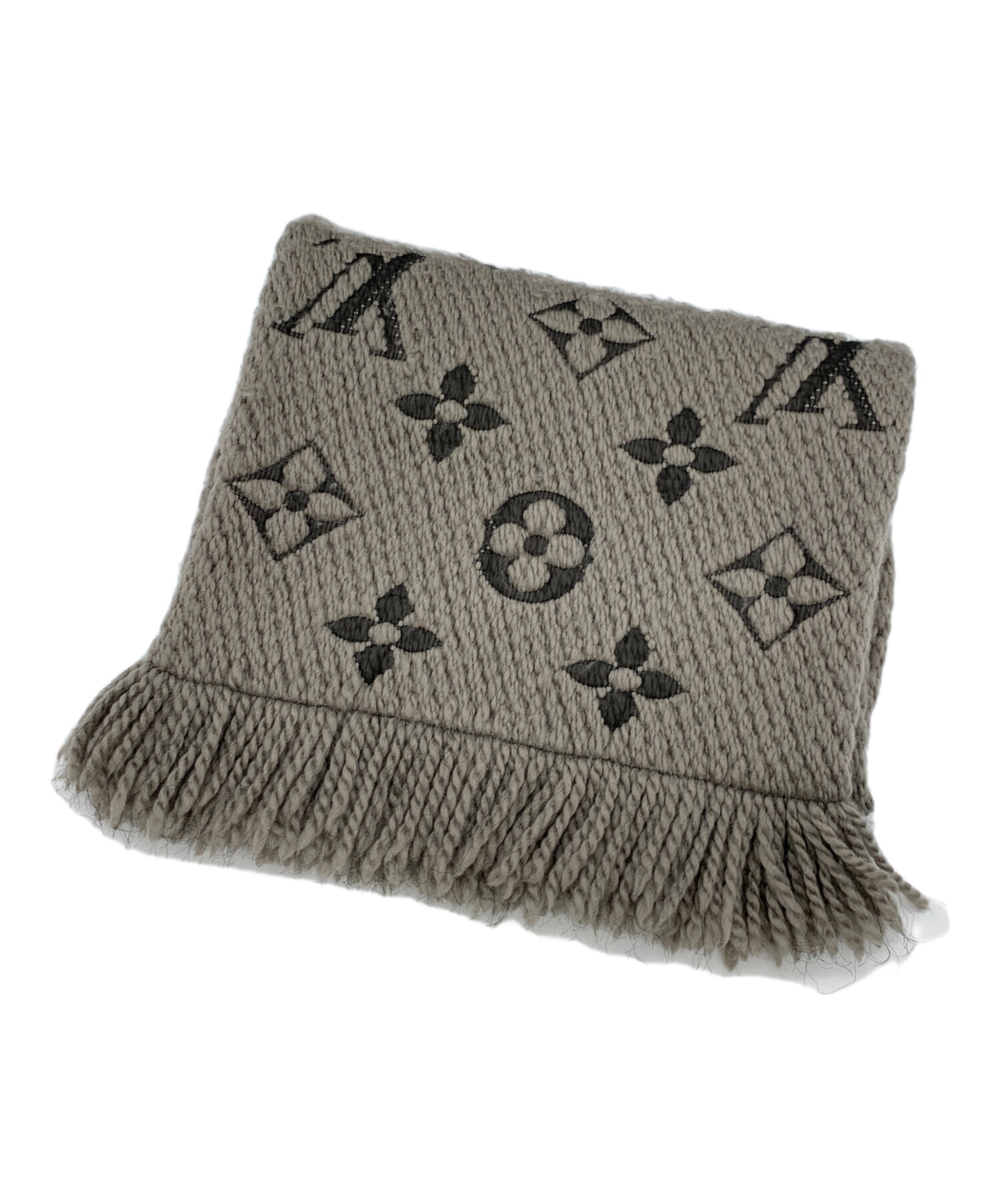 ⭐️used SHOP⭐️様　美品✨️　LOUIS VUITTON グレー マフ 中古・古着通販】LOUIS VUITTON (ルイ ヴィトン) マフラー グレー