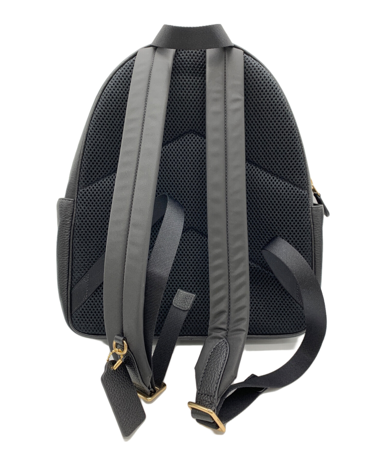 中古・古着通販】COACH (コーチ) レザーリュック ブラック｜ブランド