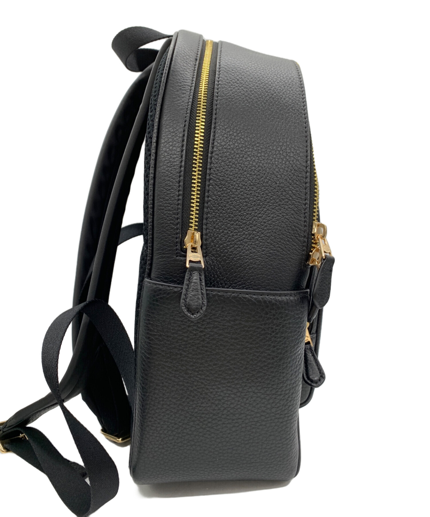 中古・古着通販】COACH (コーチ) レザーリュック ブラック｜ブランド