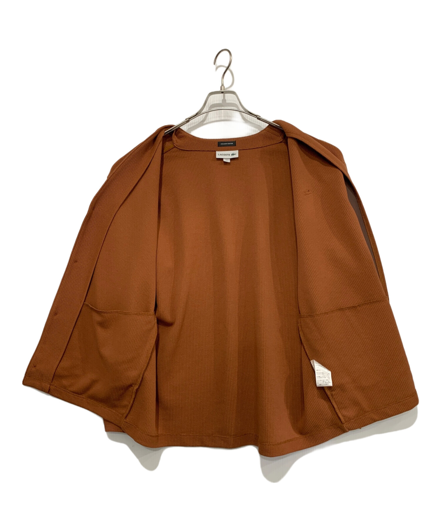 中古・古着通販】LACOSTE (ラコステ) 1TONE CARDIGAN ブラウン サイズ 